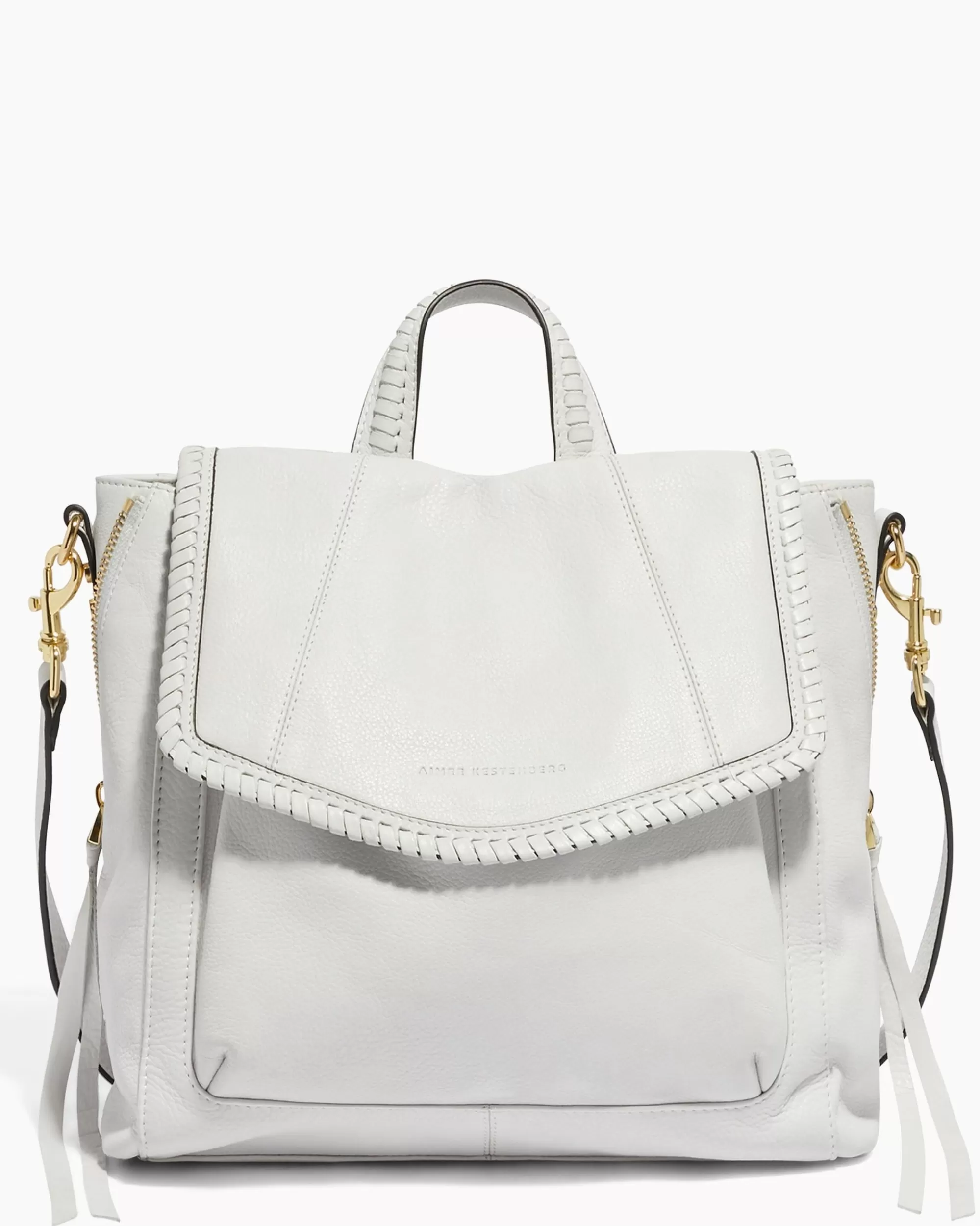 Aimee Kestenberg Backpacks-All For Love Convertible Backpack Cloud With Shiny Gold