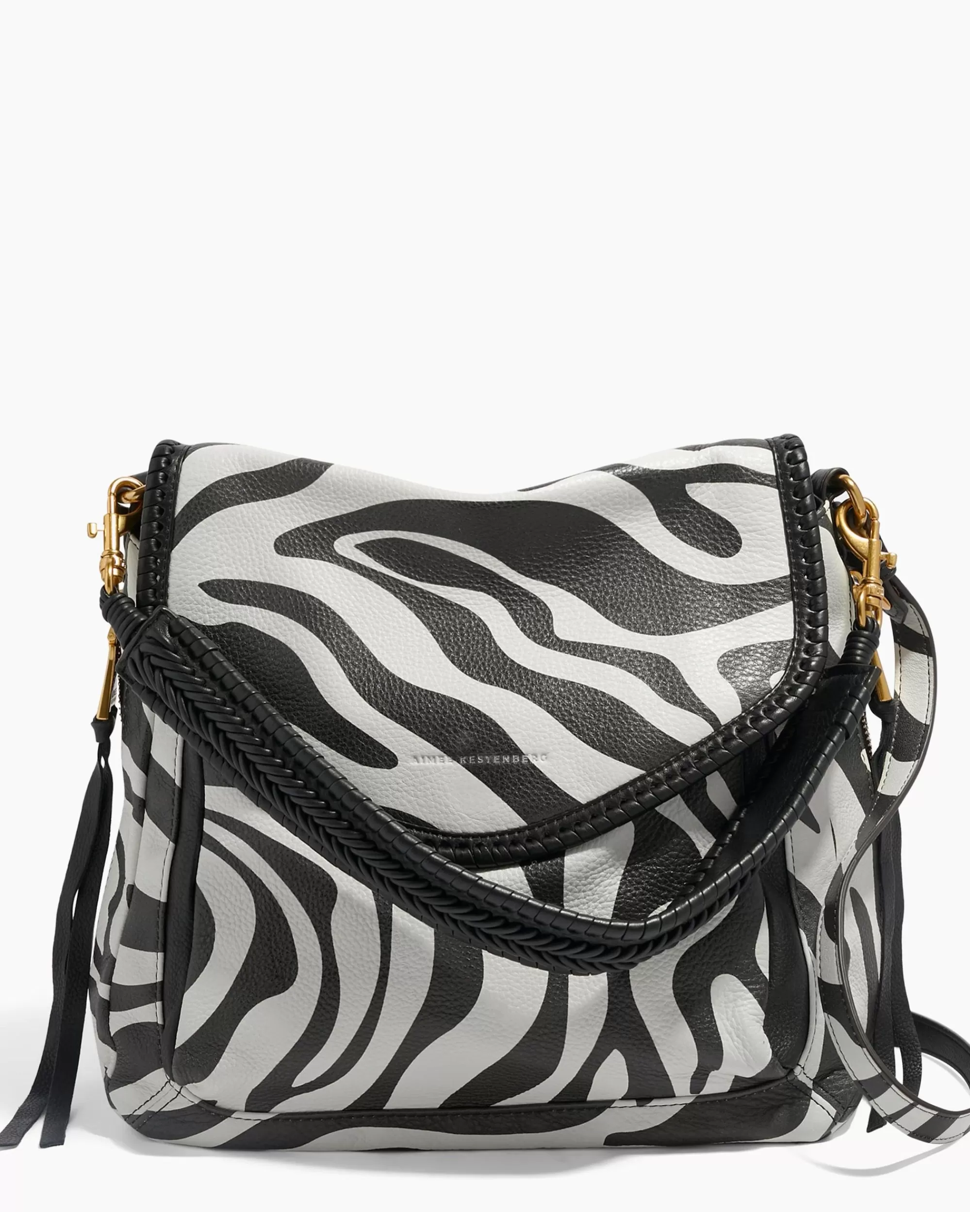 Aimee Kestenberg Satchels-All For Love Convertible Shoulder Signature Zebra