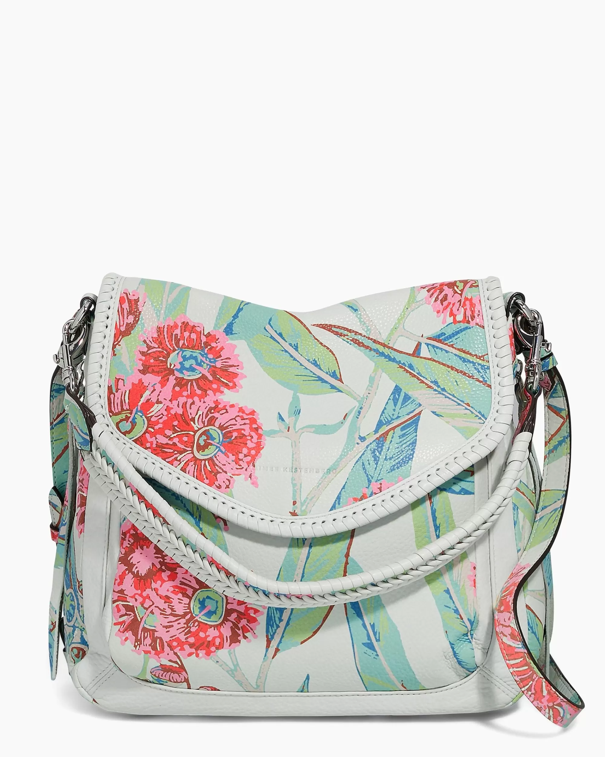 Aimee Kestenberg Satchels-All For Love Convertible Shoulder Eucalyptus Print