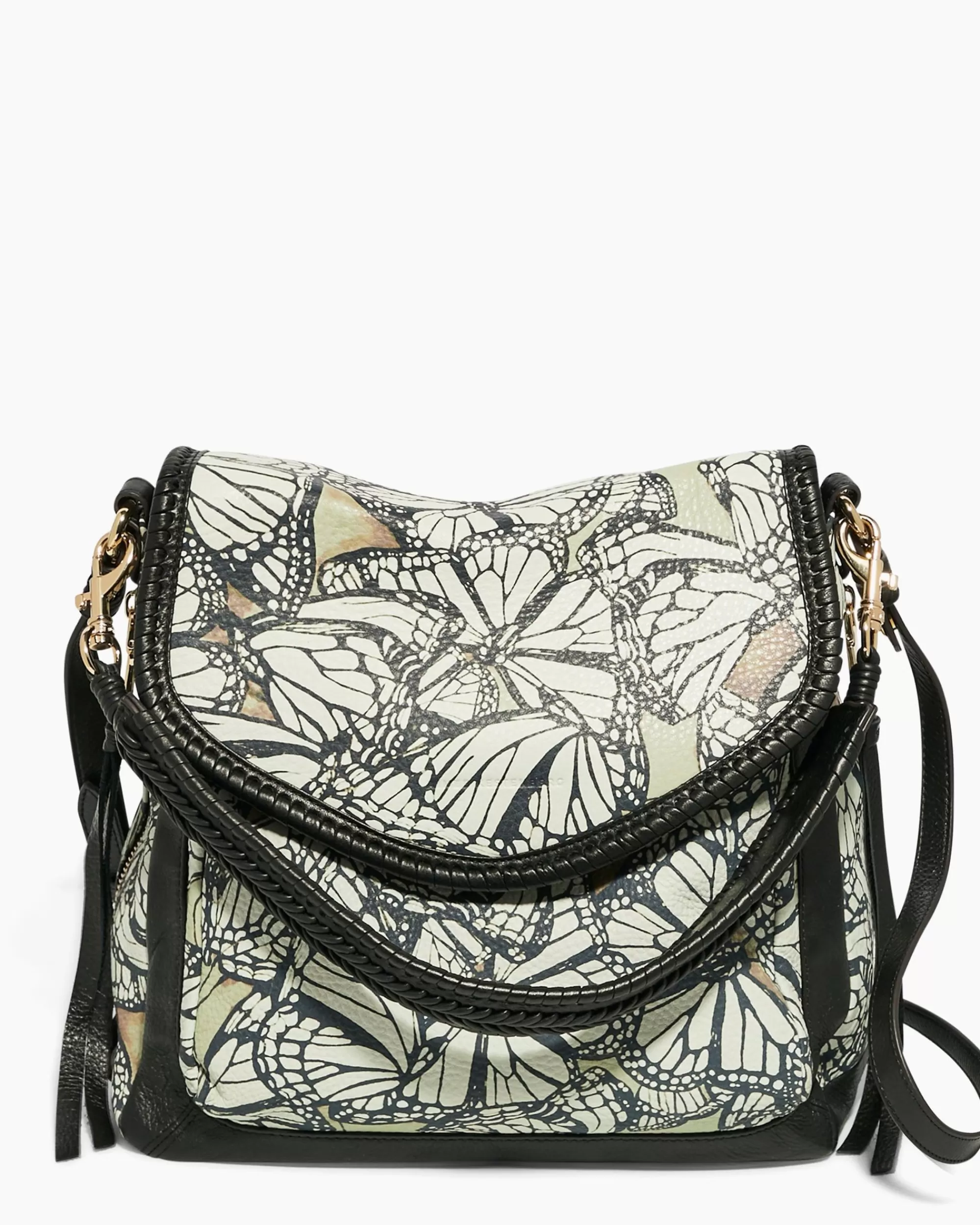 Aimee Kestenberg Satchels-All For Love Convertible Shoulder Butterfly Print