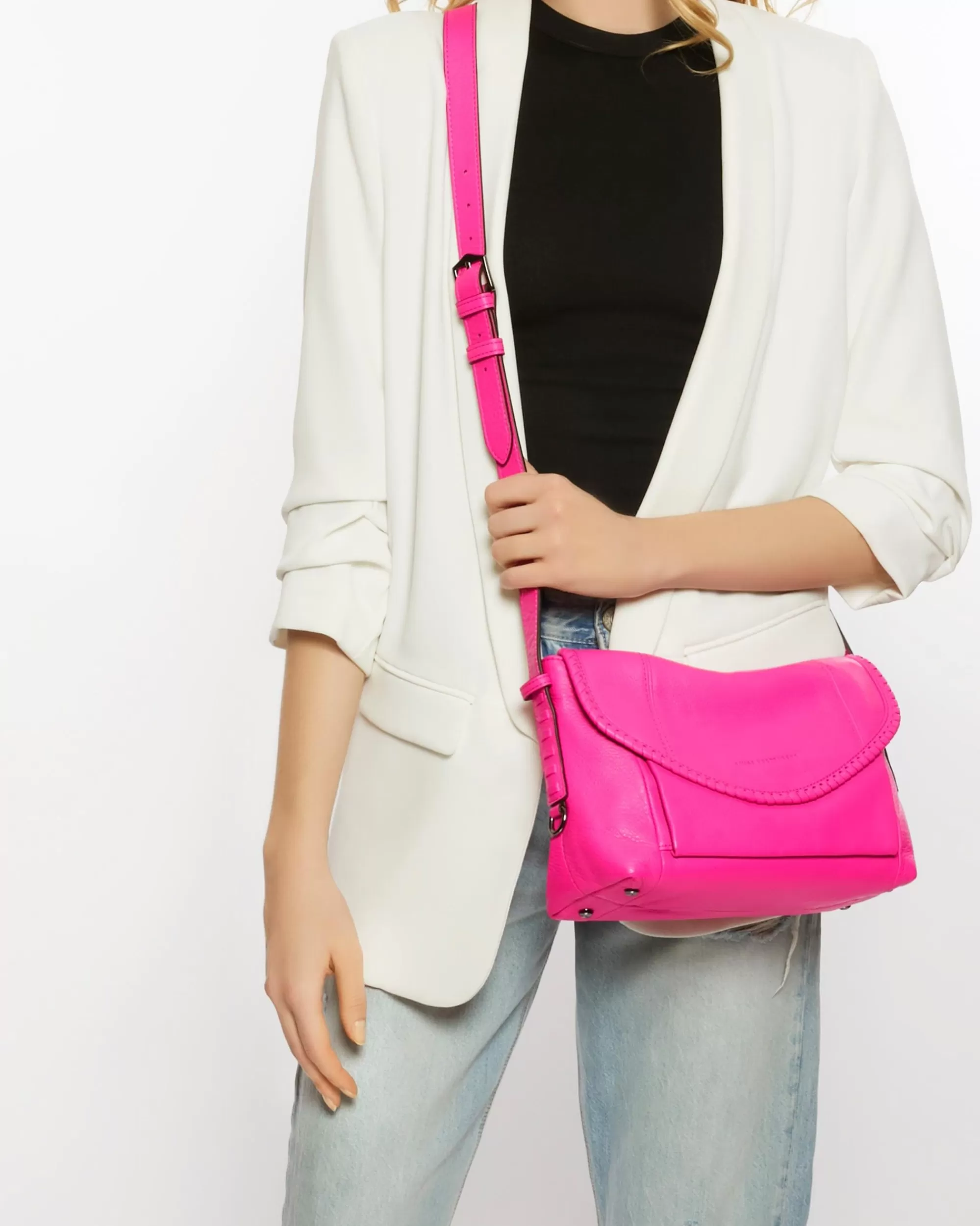 Aimee Kestenberg Crossbody Bags-All For Love Crossbody Hot Pink