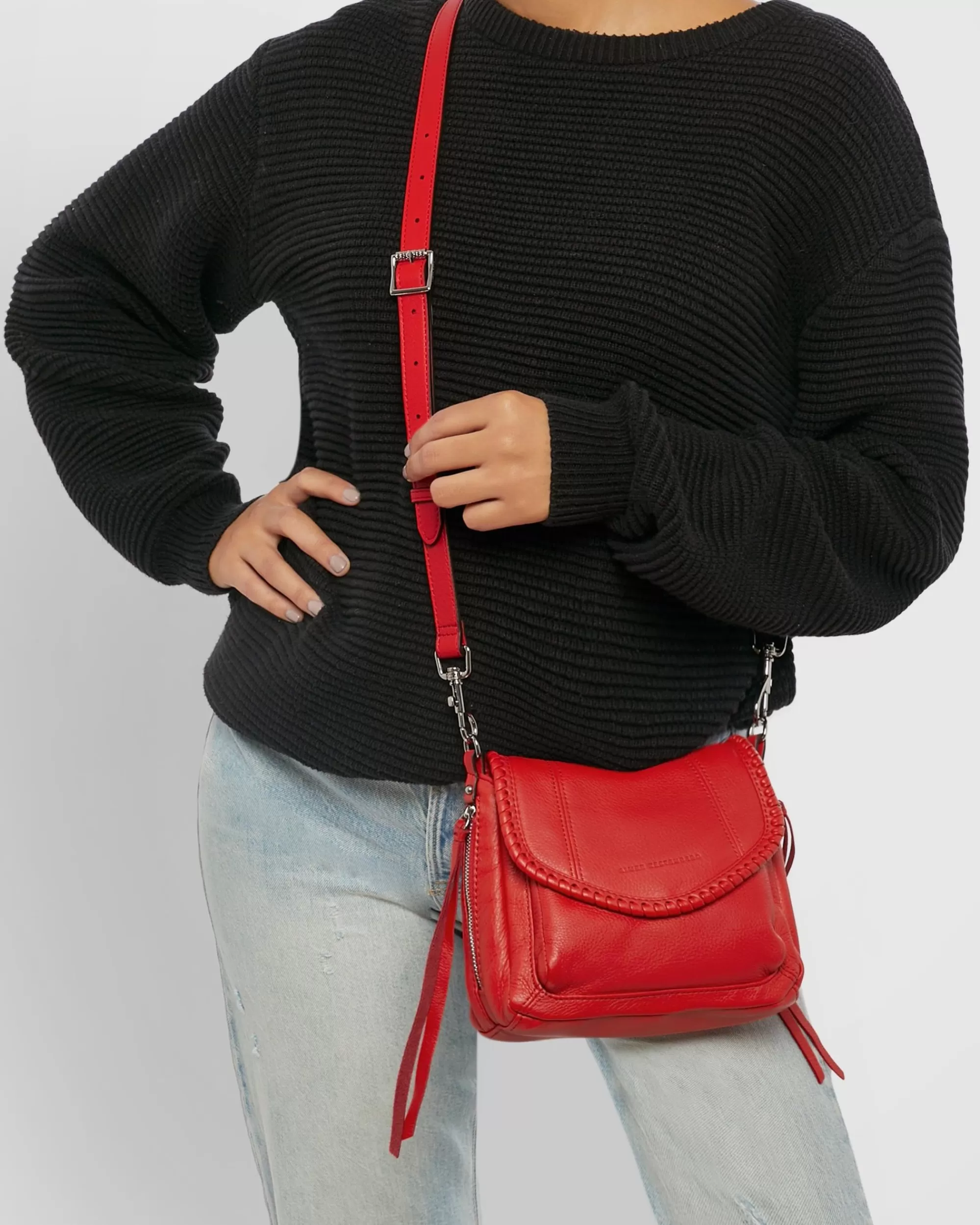 Aimee Kestenberg Crossbody Bags-All For Love Mini Crossbody Corvette Red