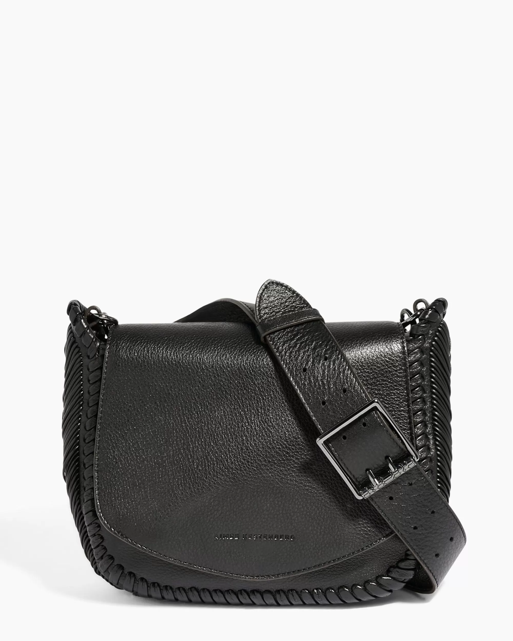 Aimee Kestenberg Crossbody Bags-All For Love Saddle Crossbody Black