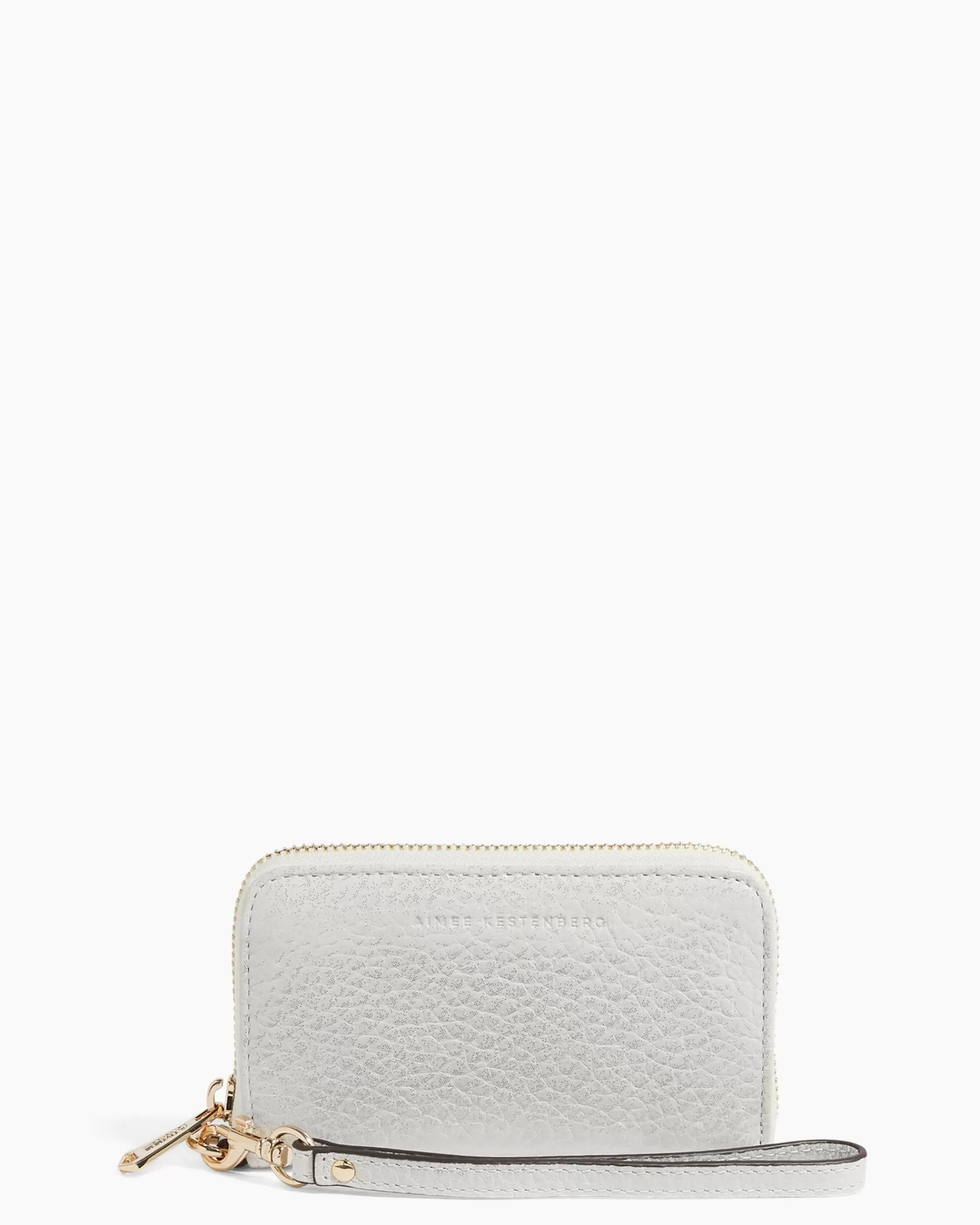 Aimee Kestenberg Clutches-All That Zip Rfid Wristlet Champagne Metallic