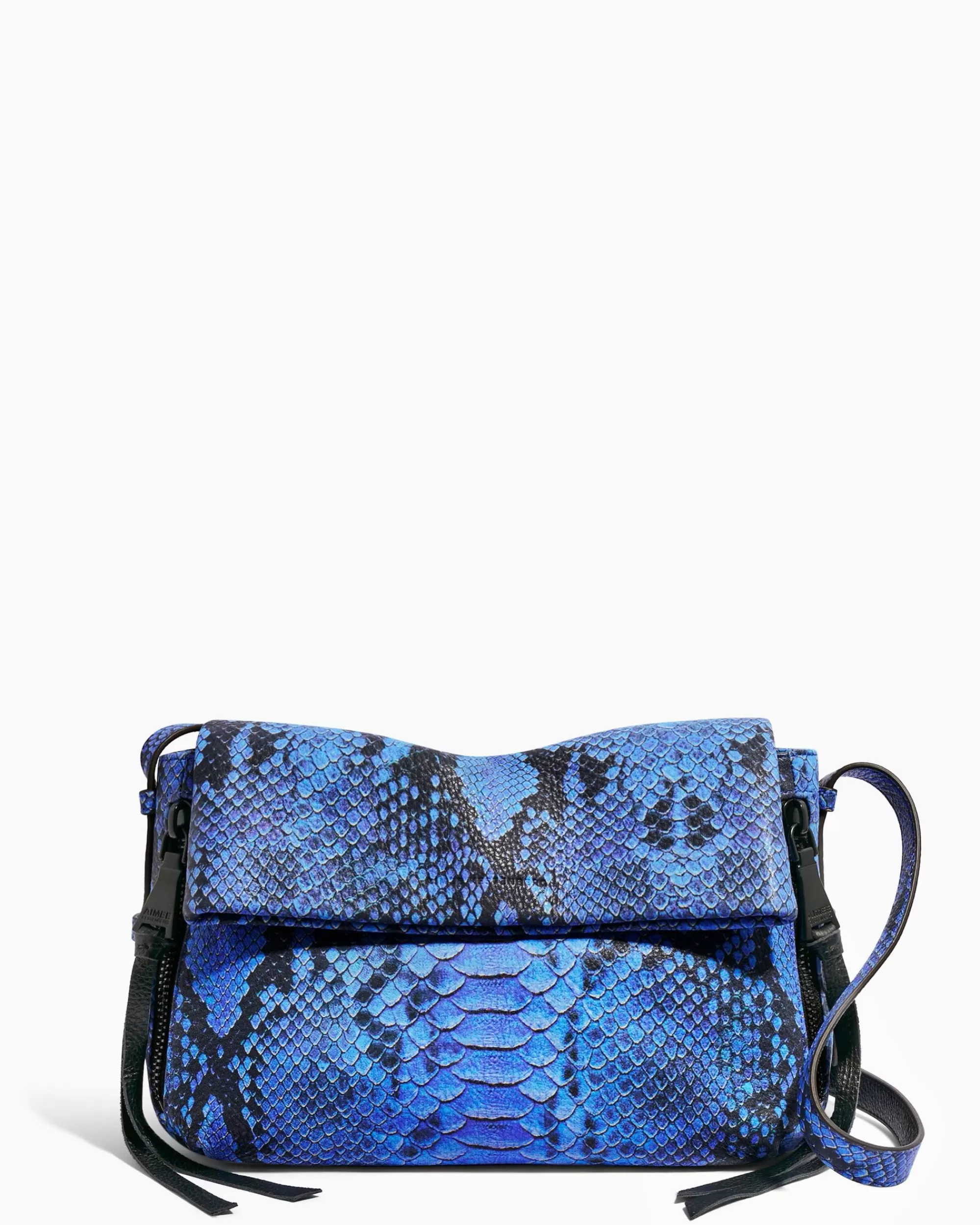 Aimee Kestenberg Crossbody Bags-Bali Crossbody Blue Cobra