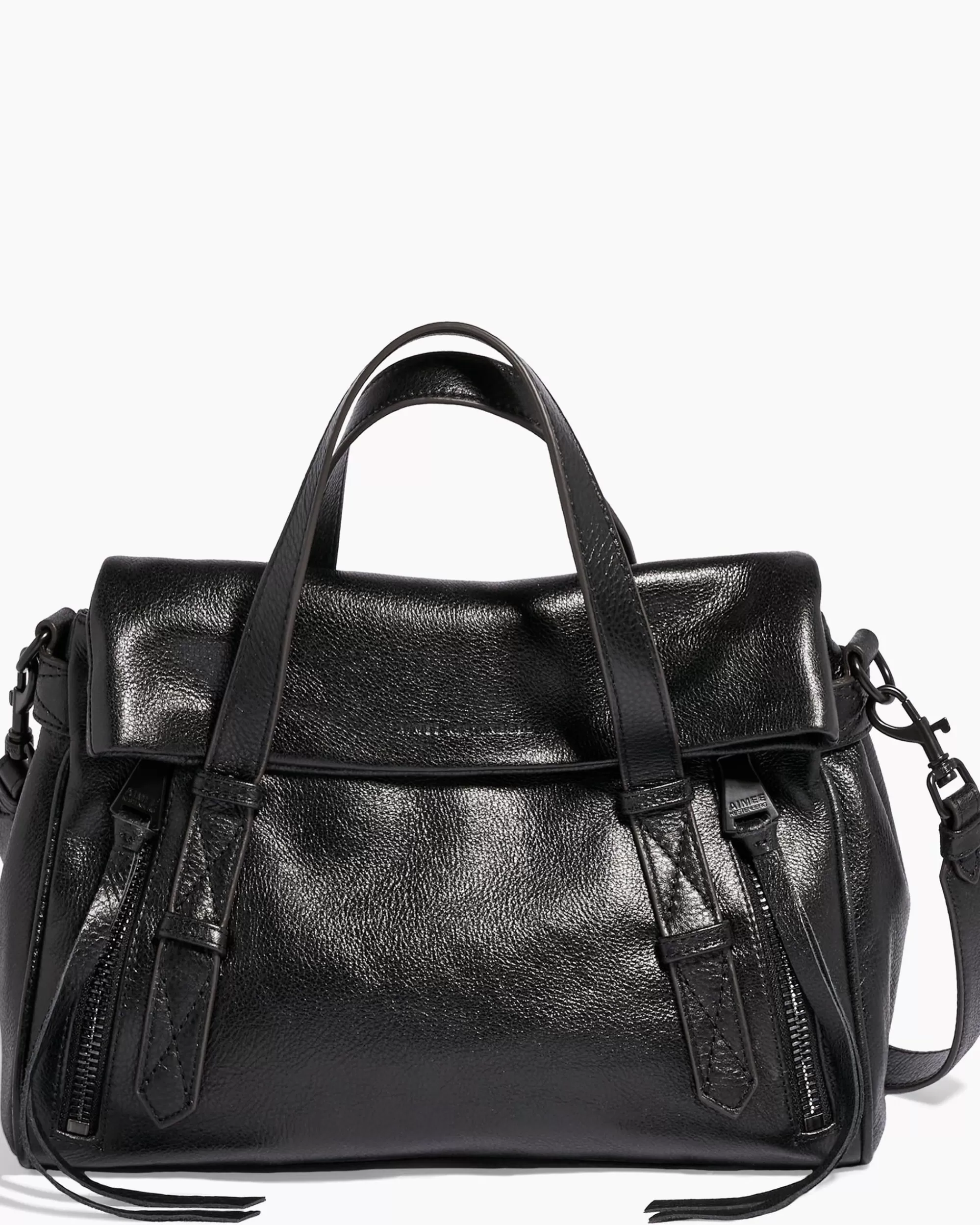 Aimee Kestenberg Satchels-Bali Double Entry Satchel Black