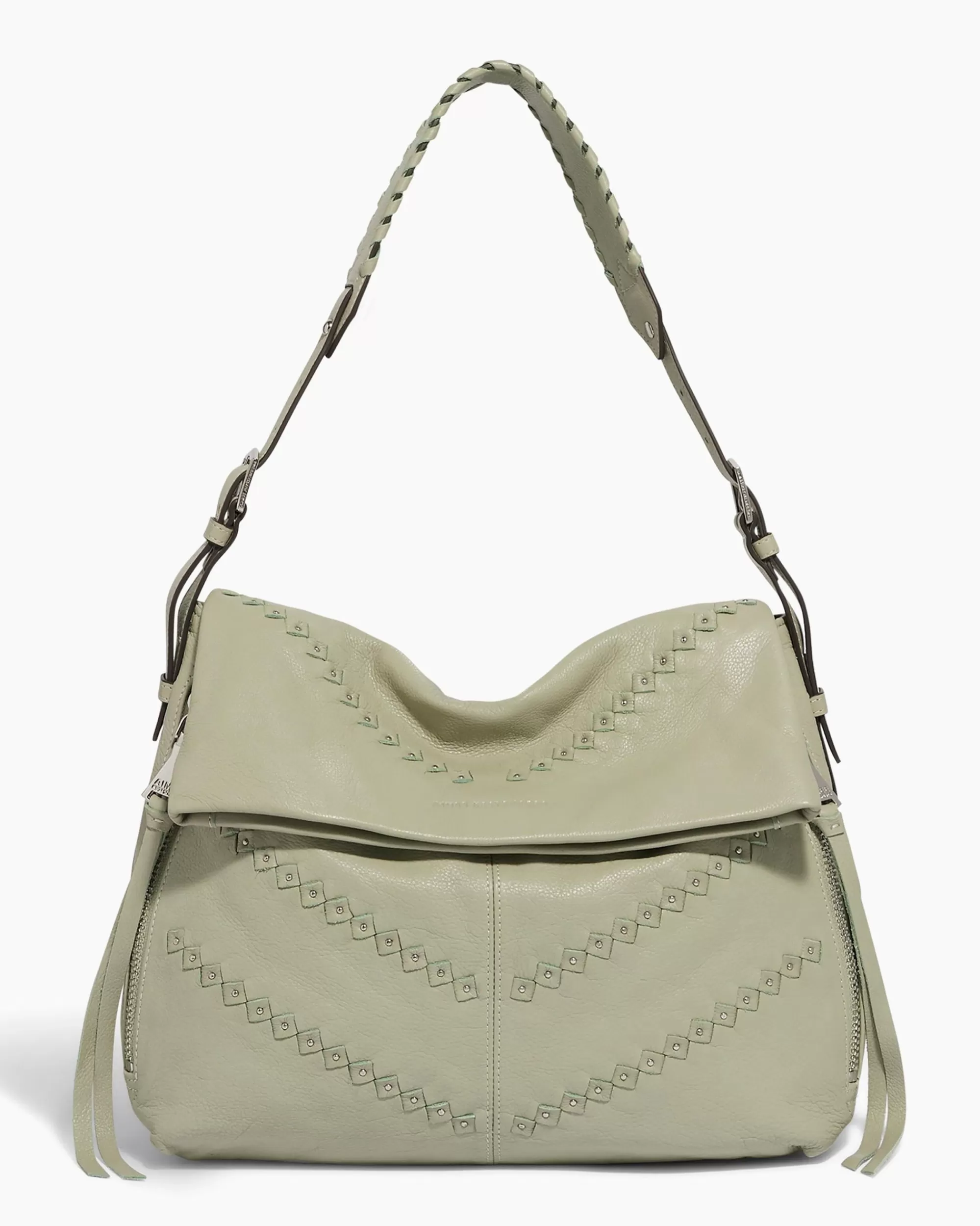 Aimee Kestenberg Shoulder Bags-Bali Hobo Tea Tree Chevron