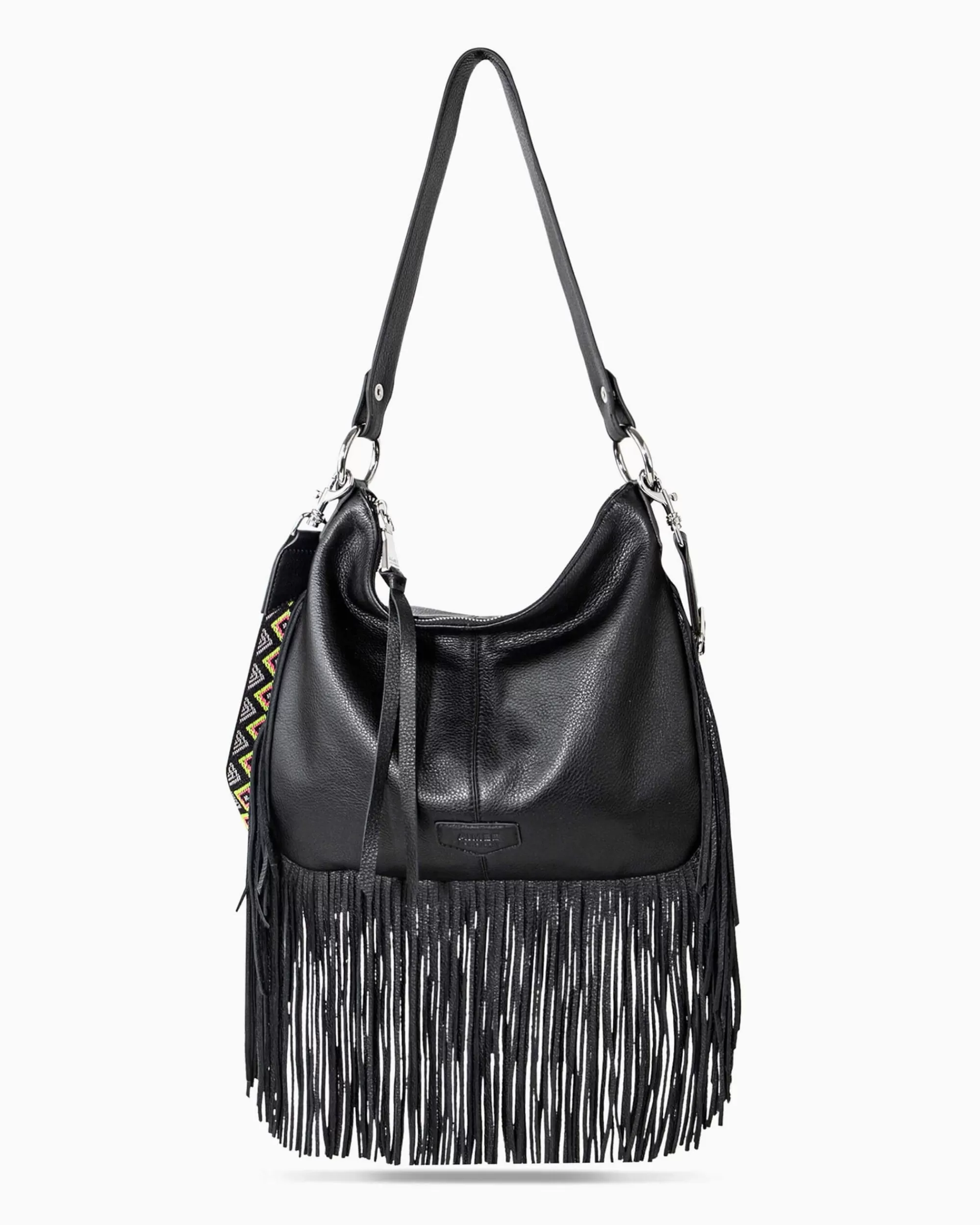 Aimee Kestenberg Hobos-Beach Babe Fringe Hobo Black