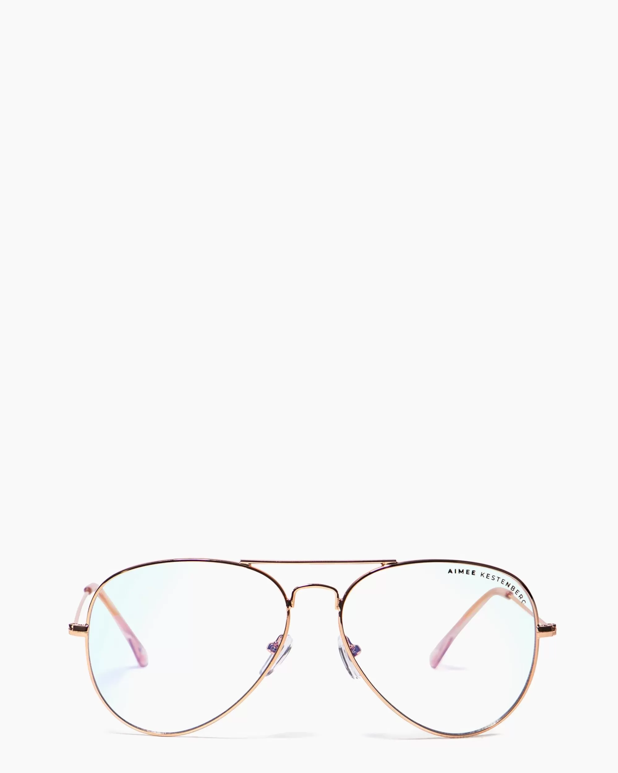 Aimee Kestenberg Eyewear-Broadway-Blue Light Rose Gold