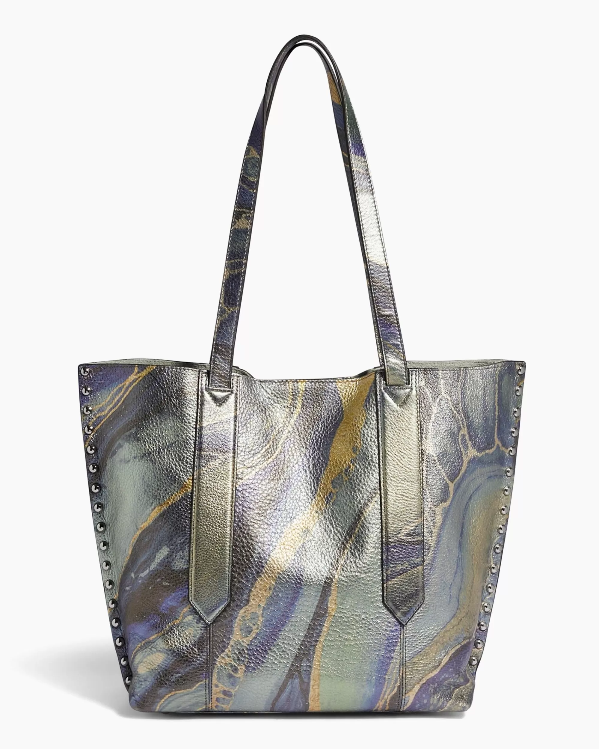 Aimee Kestenberg Tote Bags-Busy Bee Unlined Tote Blue Riverbed