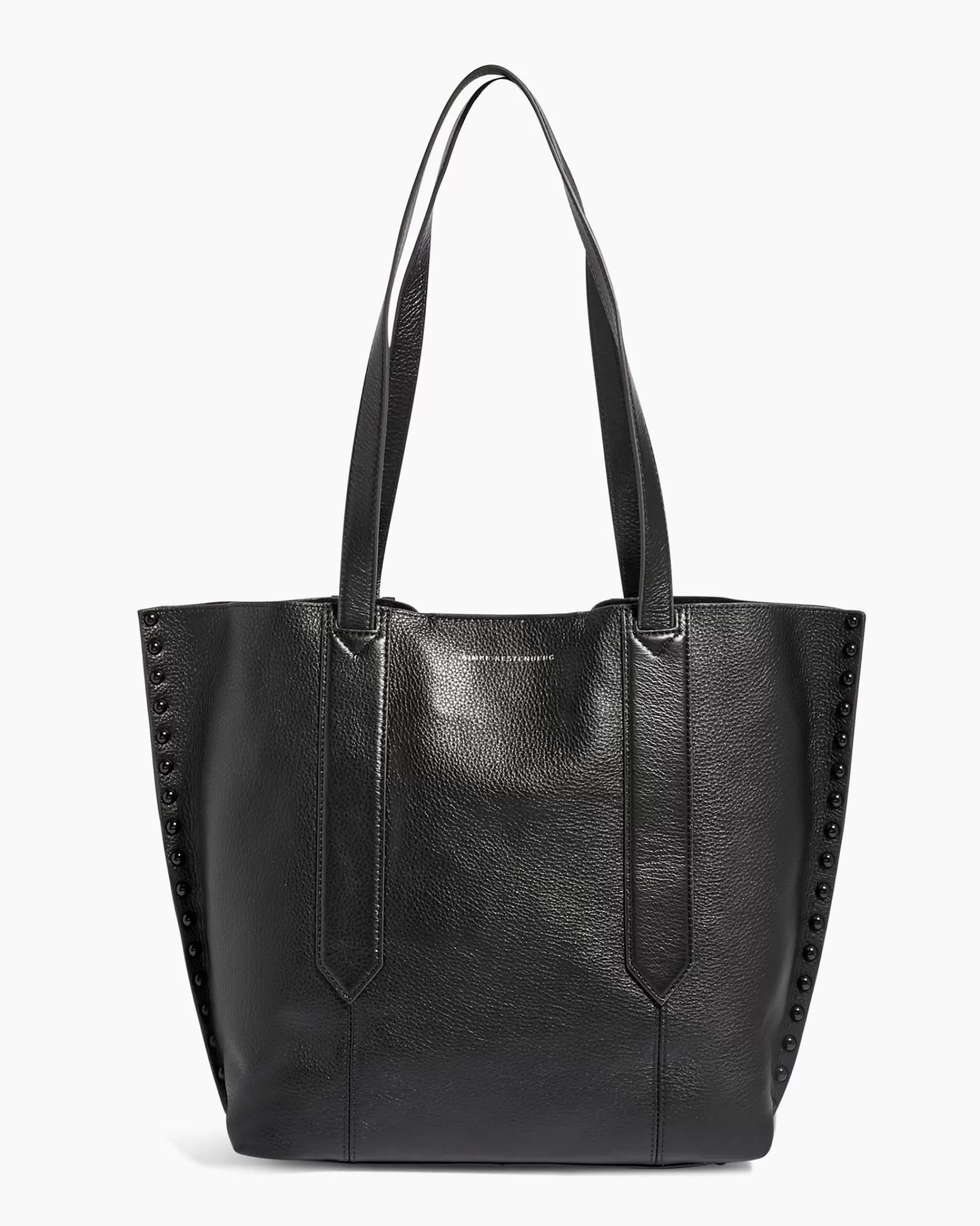 Aimee Kestenberg Tote Bags-Busy Bee Unlined Tote Black Shiny Black