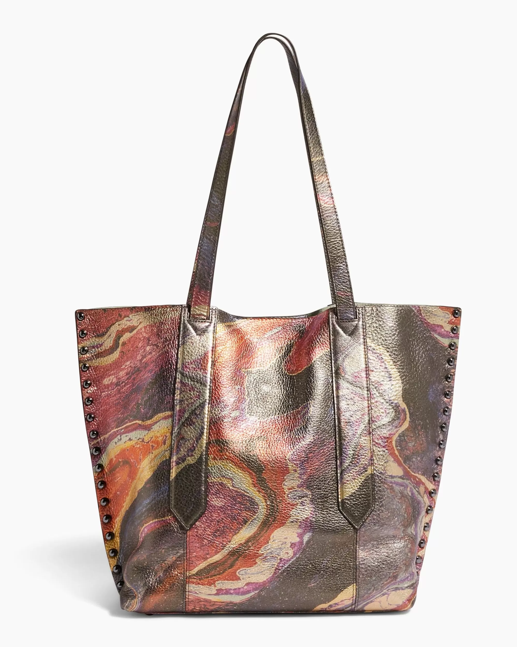 Aimee Kestenberg Tote Bags-Busy Bee Unlined Tote Pink Riverbed