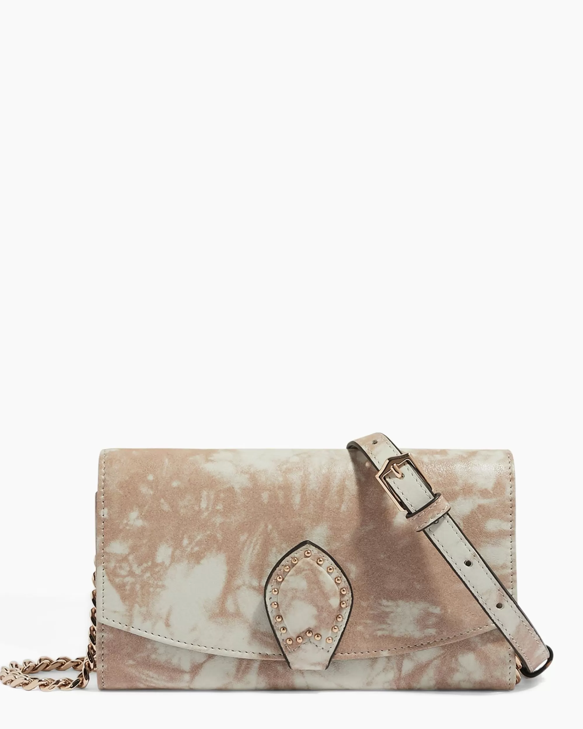 Aimee Kestenberg Wallets-Classified Wallet On A Chain Oat Tie Dye