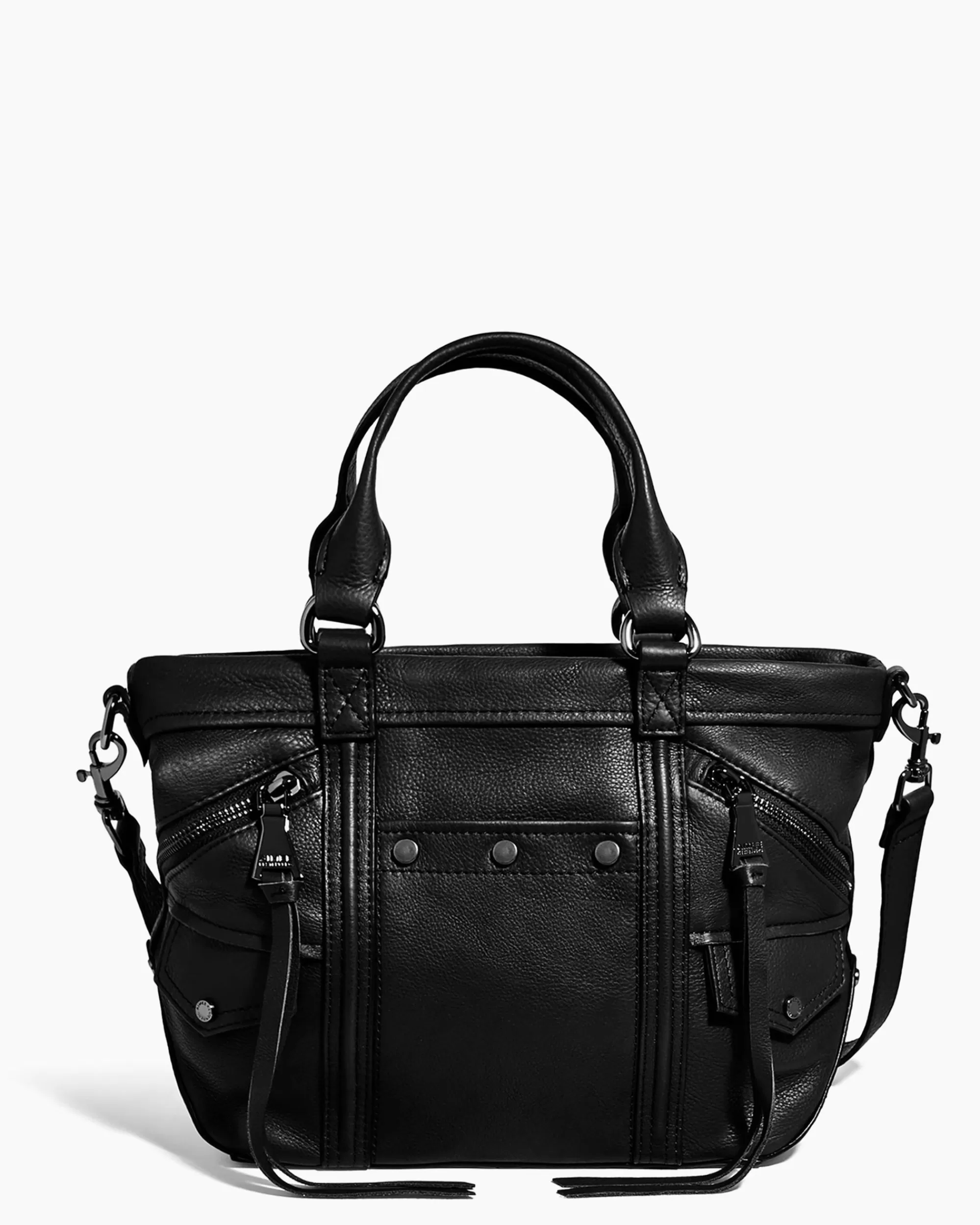 Aimee Kestenberg Tote Bags-Fair Game Mini Convertible Tote Black