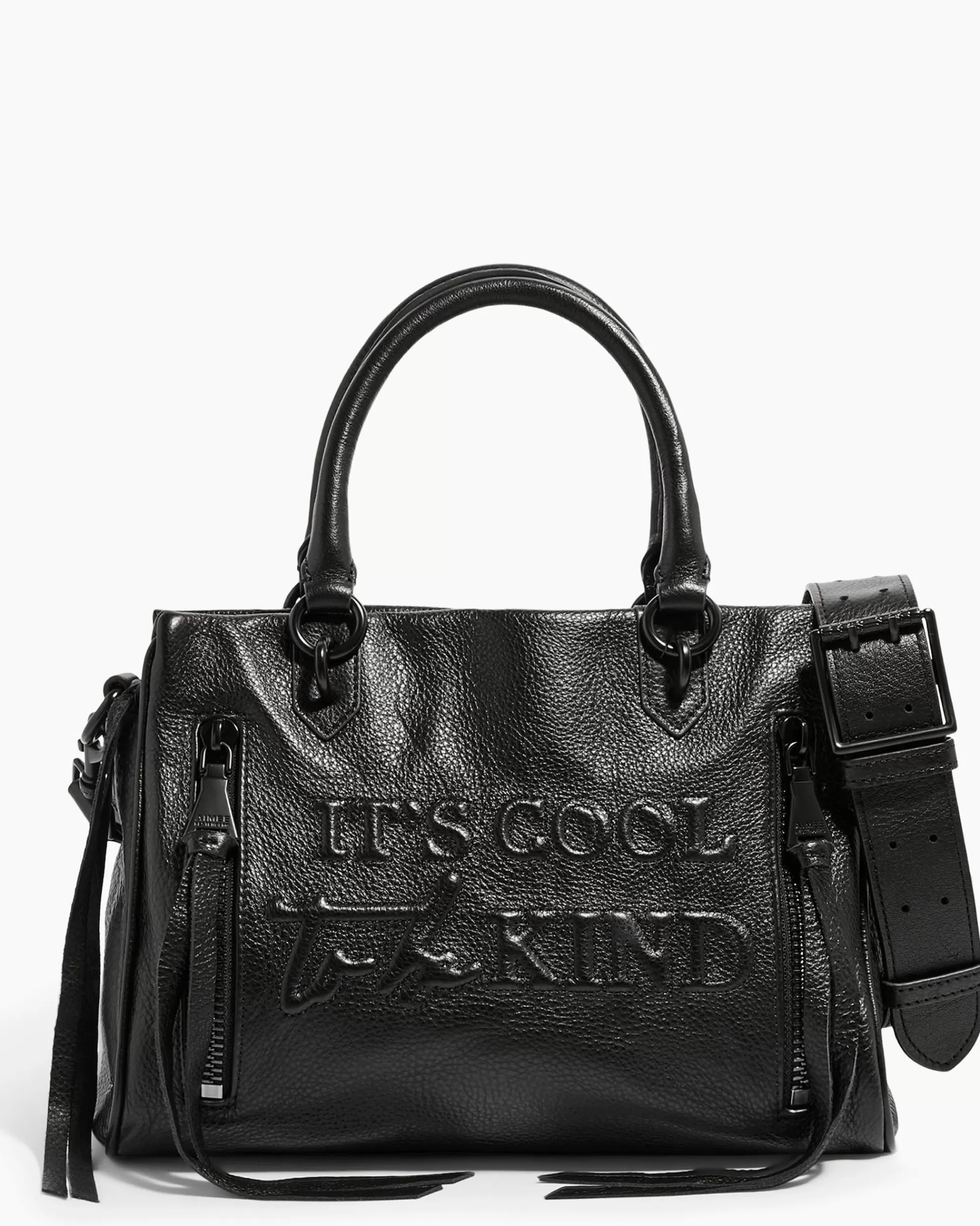 Aimee Kestenberg Satchels-Fairest Of Them All Triple Entry Satchel Black