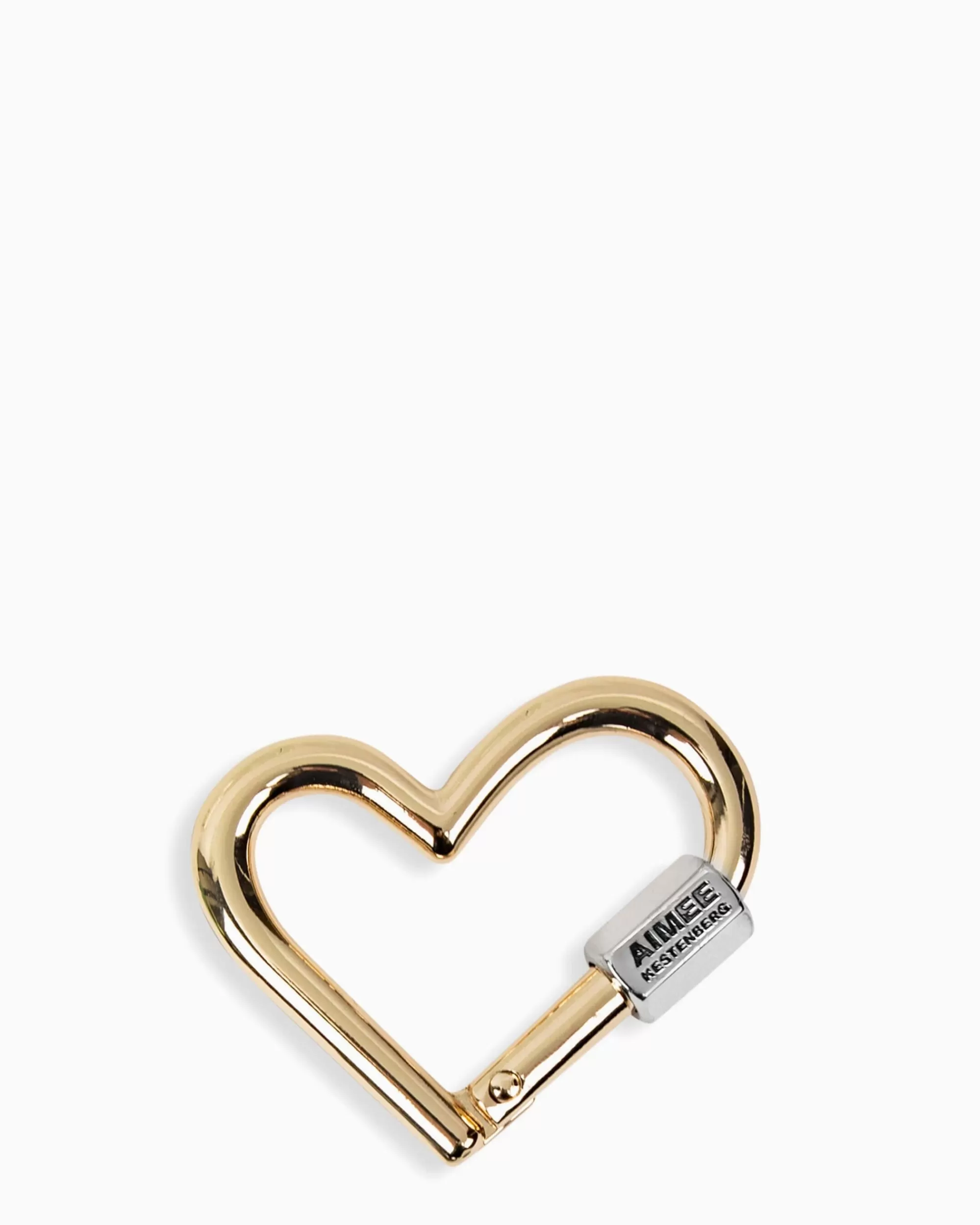 Aimee Kestenberg Key Chains-It'S A Love Thing Heart Carabiner Gold