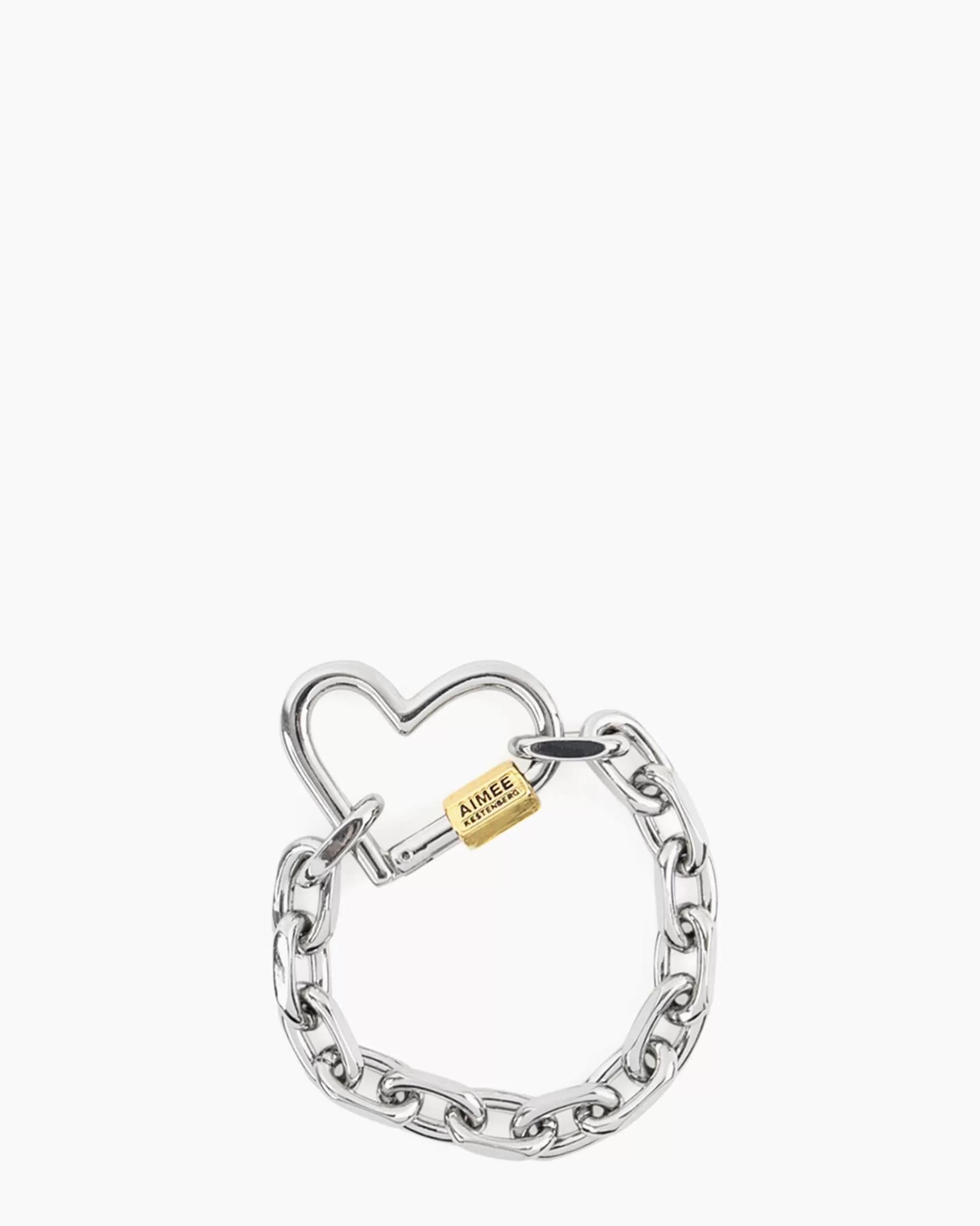 Aimee Kestenberg Jewelry-It'S A Love Thing Heart Chain Bracelet Silver Small