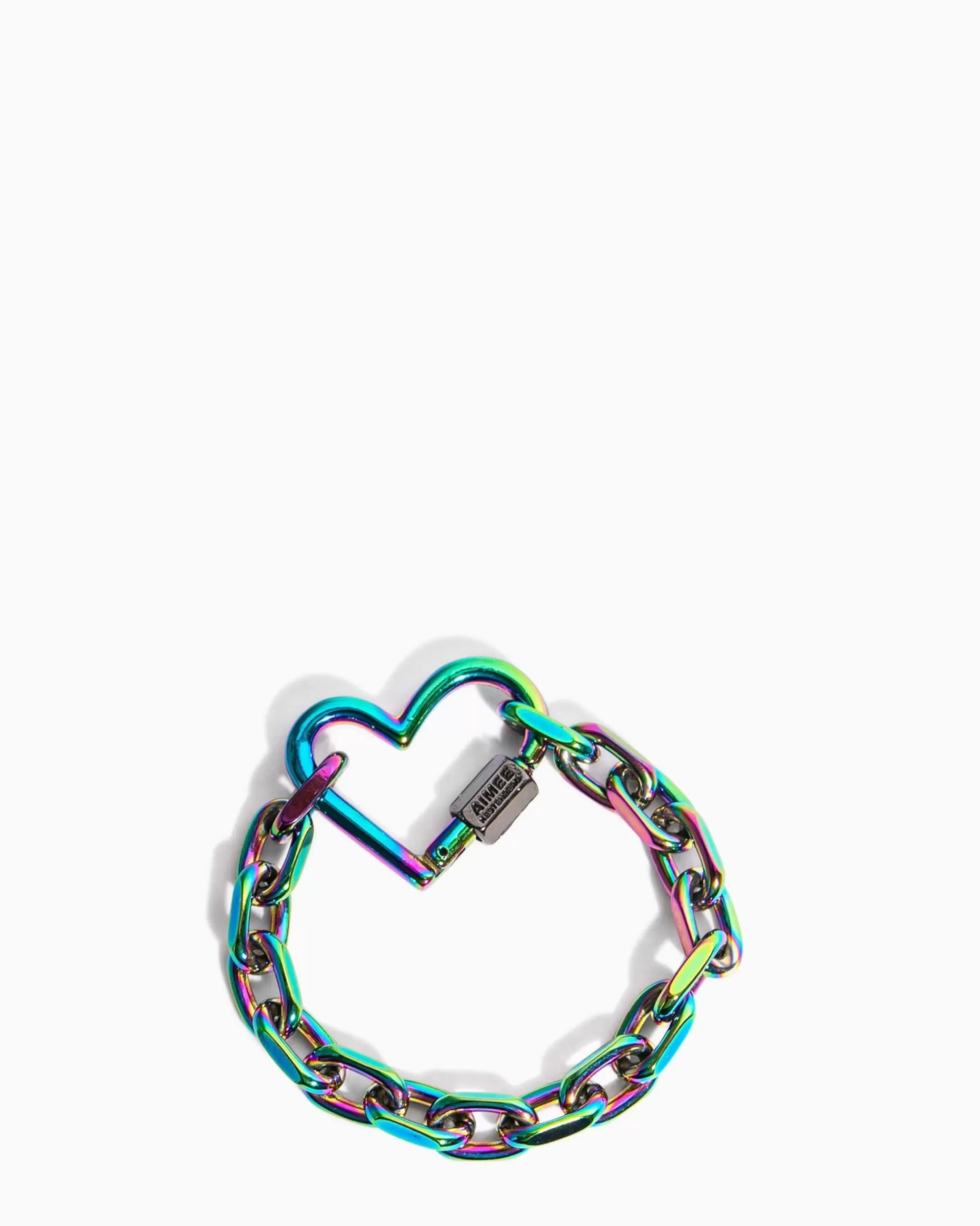 Aimee Kestenberg Jewelry-It'S A Love Thing Heart Chain Bracelet Iridescent Small