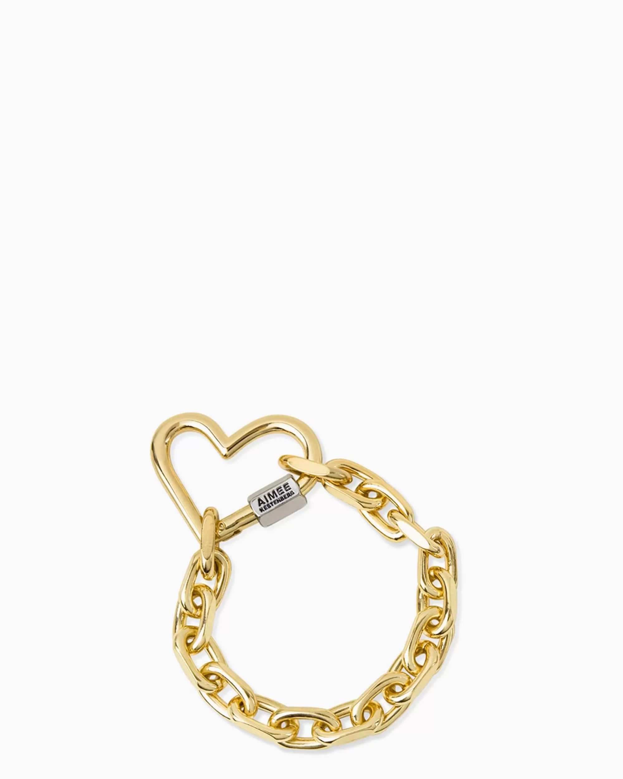 Aimee Kestenberg Jewelry-It'S A Love Thing Heart Chain Bracelet Light Gold Medium