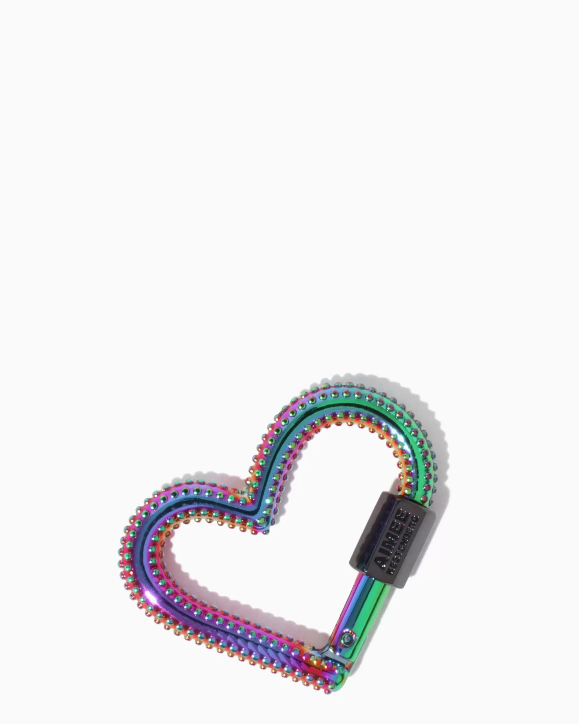 Aimee Kestenberg Key Chains-It'S A Love Thing Studded Heart Carabiner Iridescent