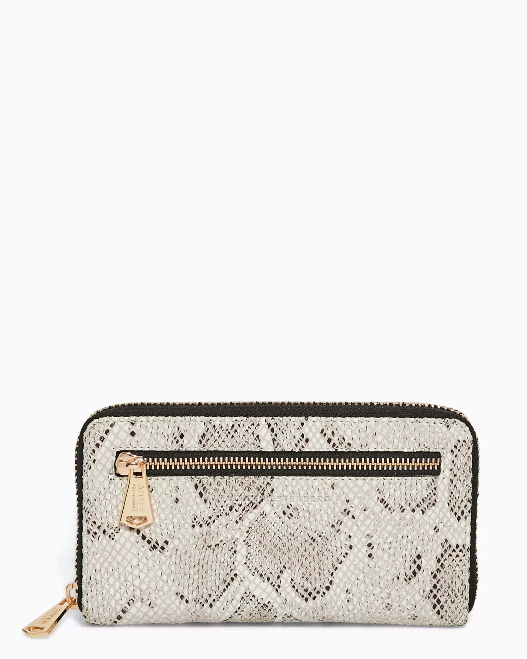 Aimee Kestenberg Clutches-Jesse Large Zip Around With Rfid Almond Snake