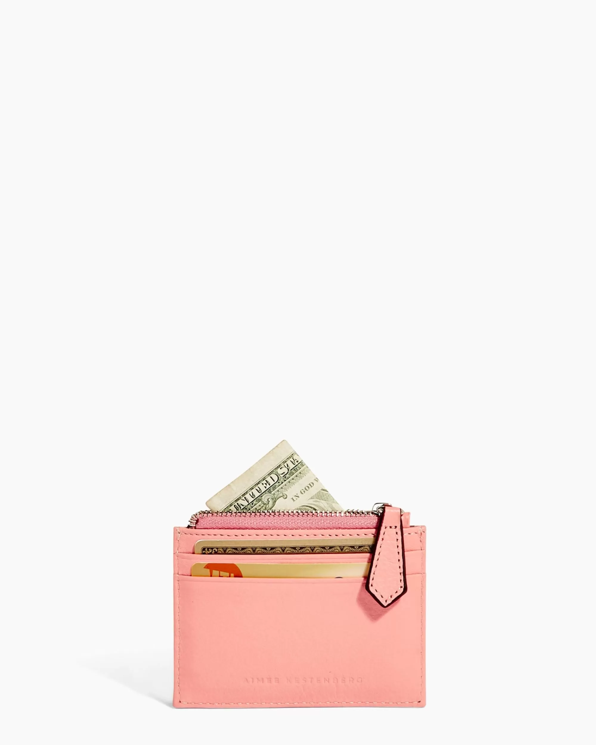 Aimee Kestenberg Wallets-Jewels Credit Card Wallet With Rfid Pink Peach