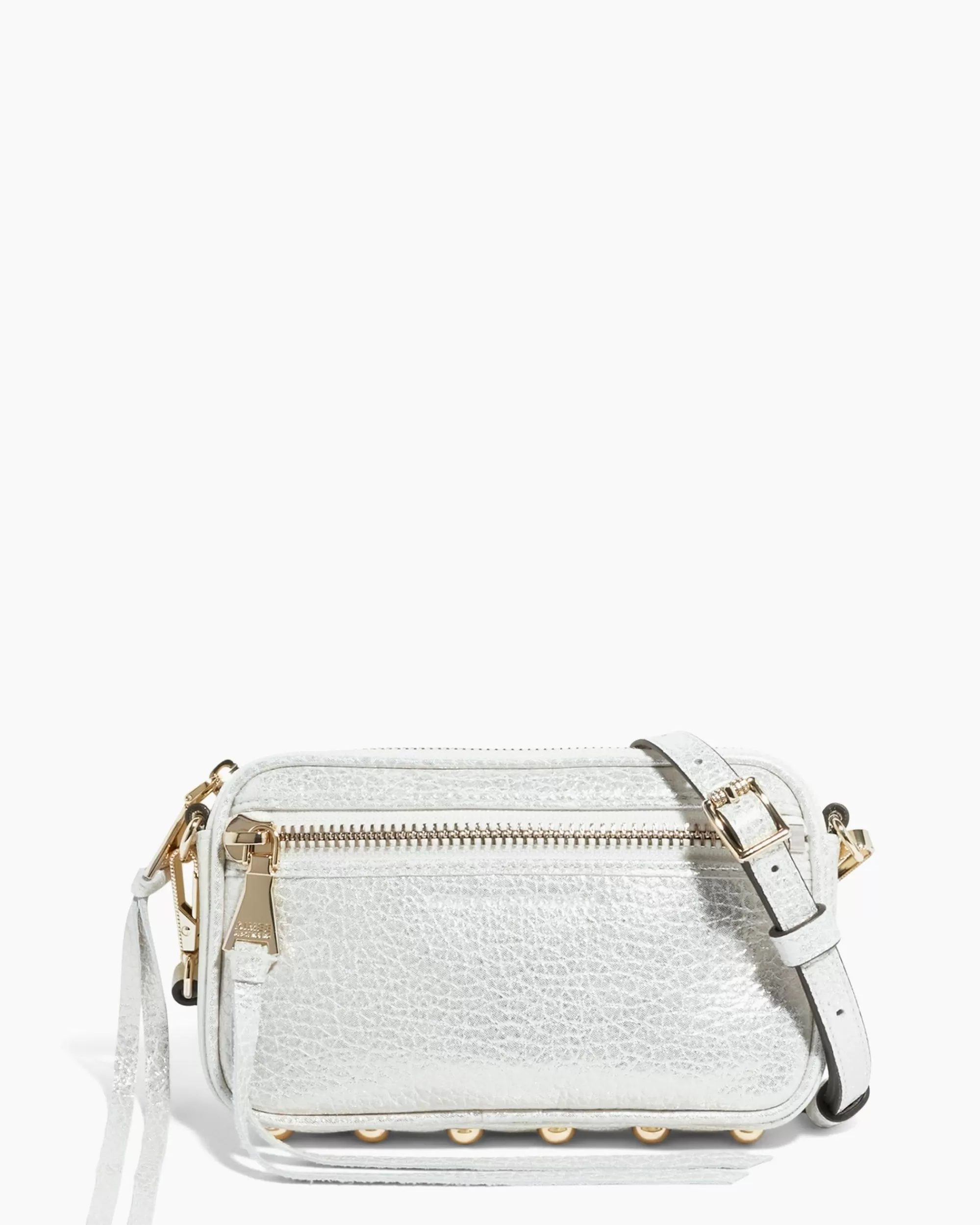 Aimee Kestenberg Crossbody Bags-Lets Ride Mini Crossbody Champagne Metallic