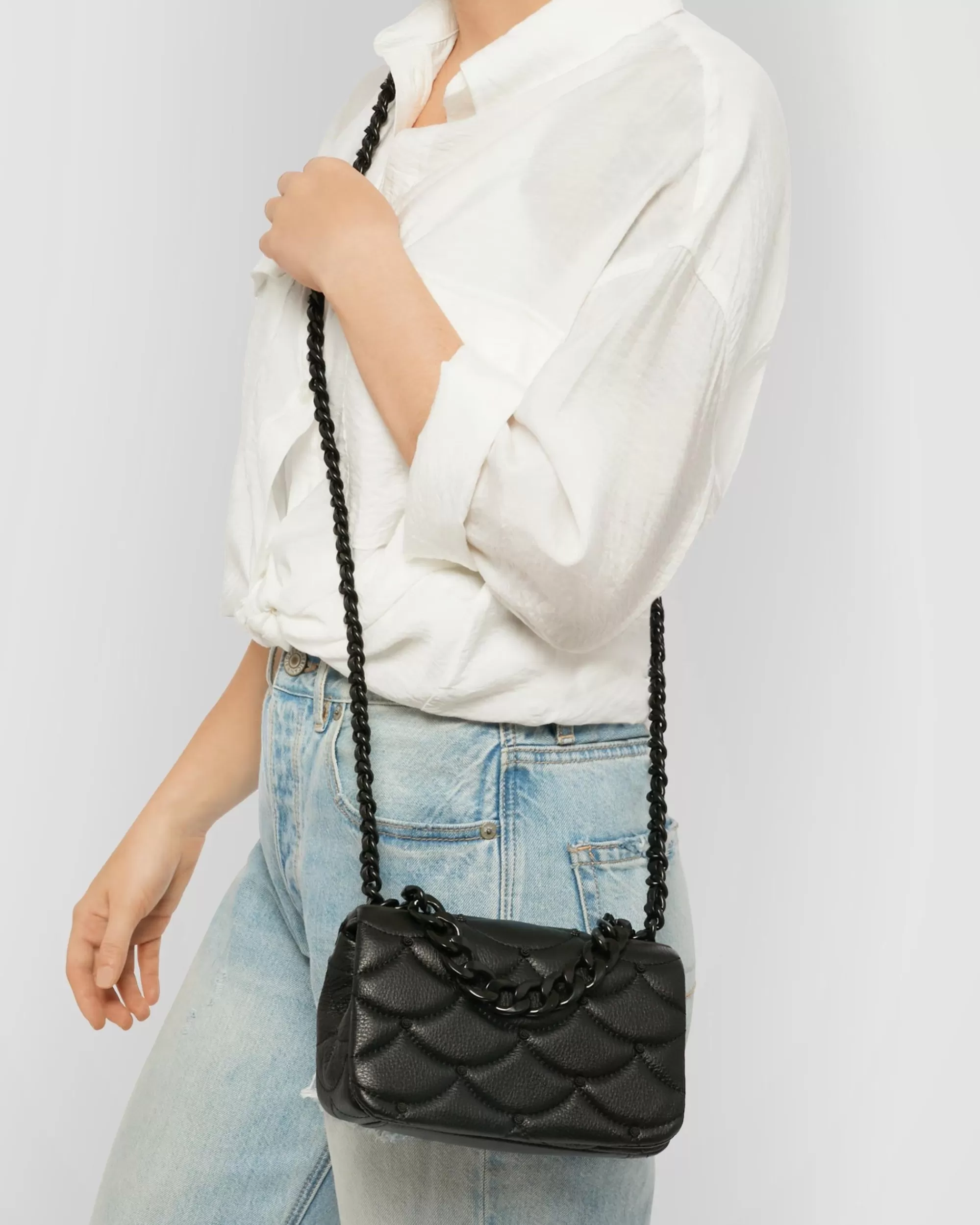 Aimee Kestenberg Crossbody Bags-Light Up The Night Mini Crossbody Black