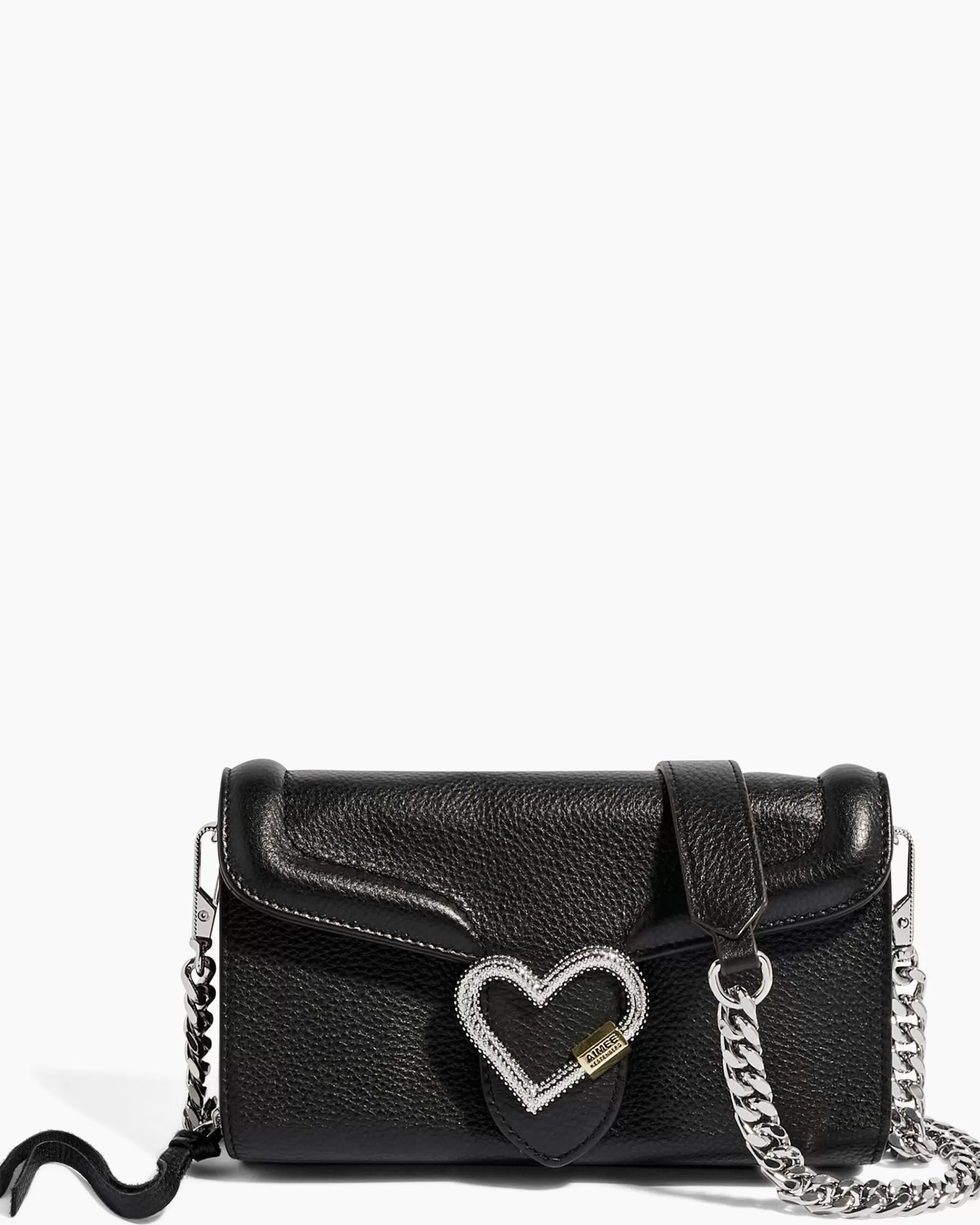 Aimee Kestenberg Clutches-Lovers Lane Wallet On A Chain Black