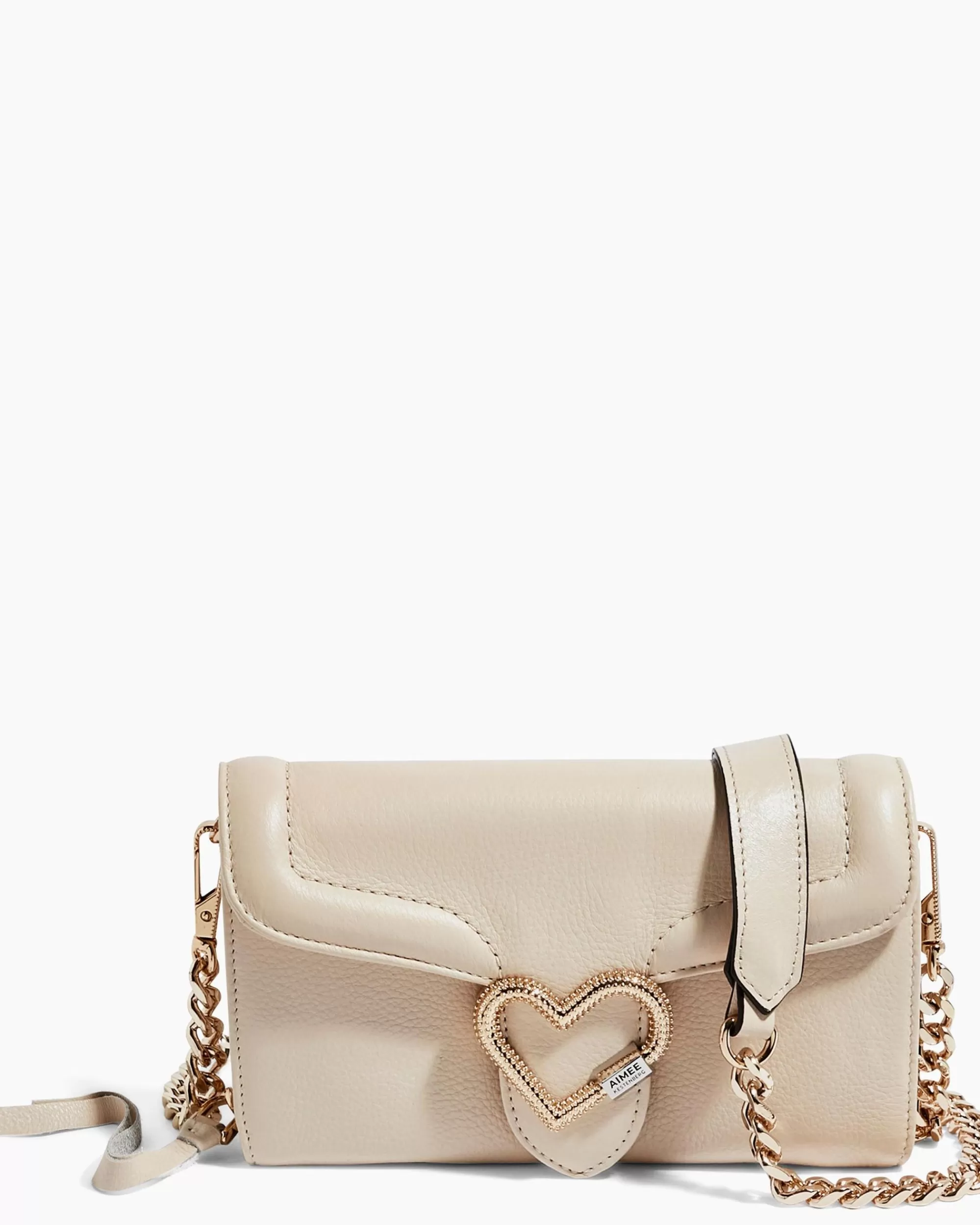 Aimee Kestenberg Clutches-Lovers Lane Wallet On A Chain Sandy