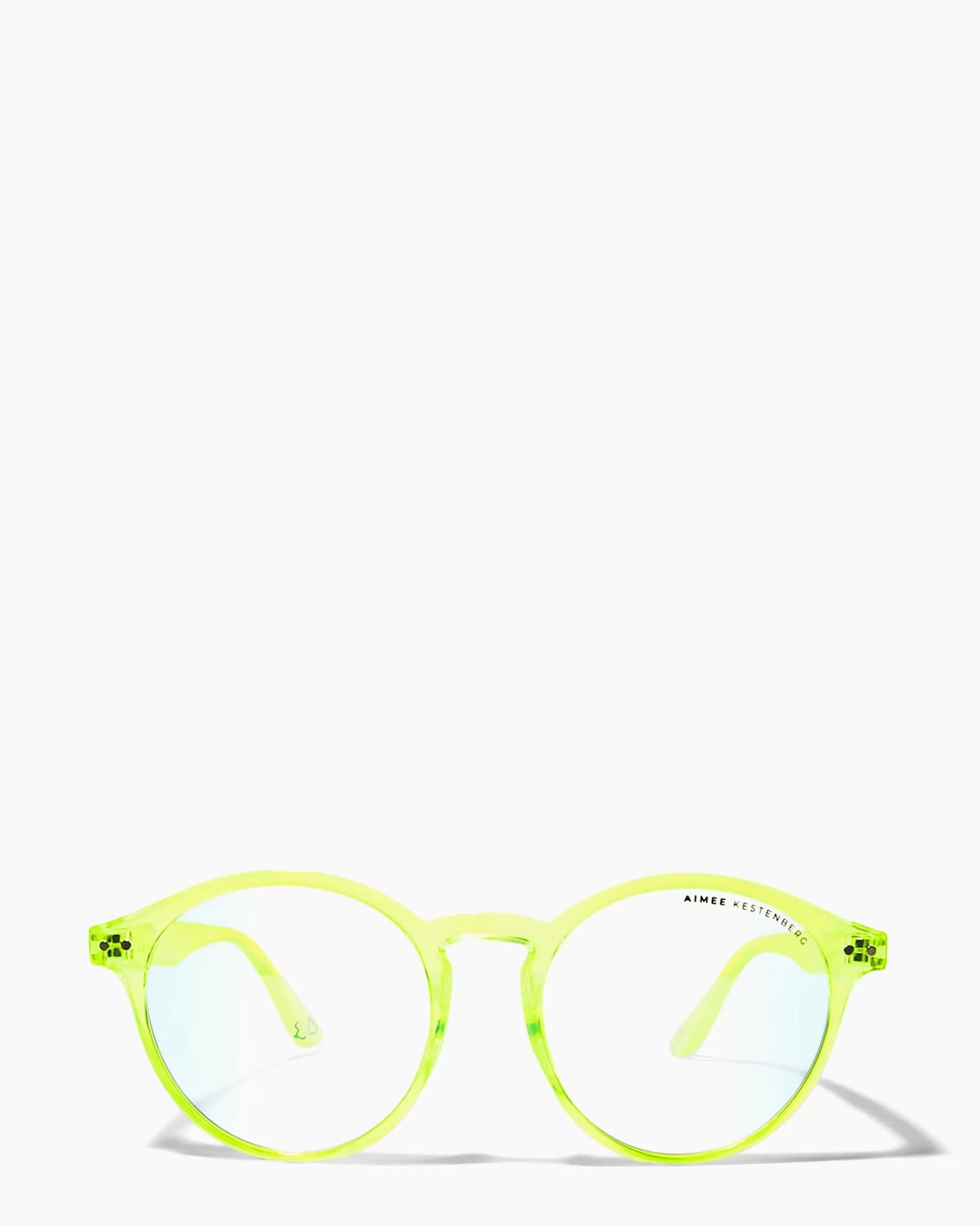 Aimee Kestenberg Eyewear-Ludlow-Blue Light Crystal Neon Yellow