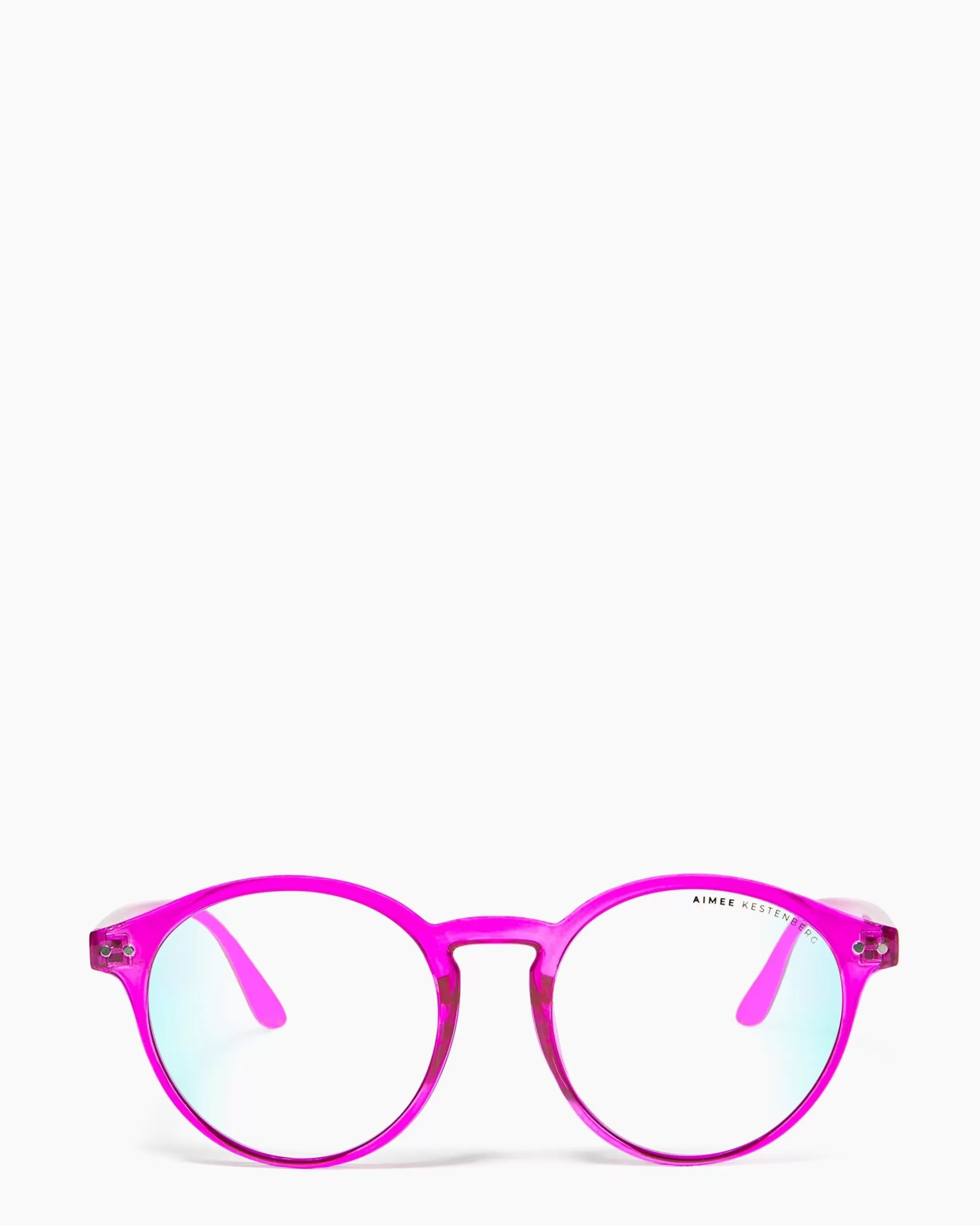 Aimee Kestenberg Eyewear-Ludlow-Blue Light Crystal Neon Pink