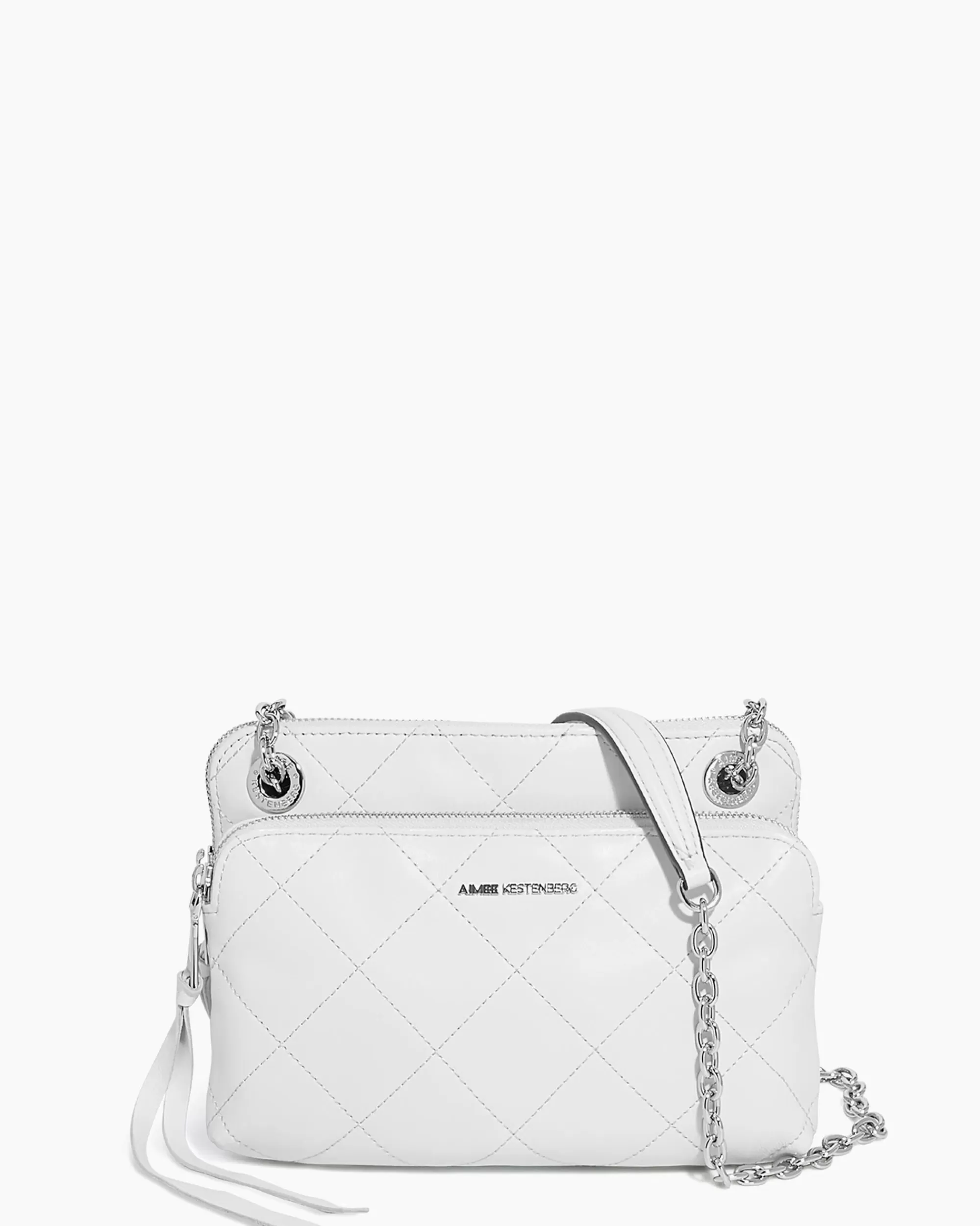 Aimee Kestenberg Crossbody Bags-Maven Quilted Double Crossbody Cloud