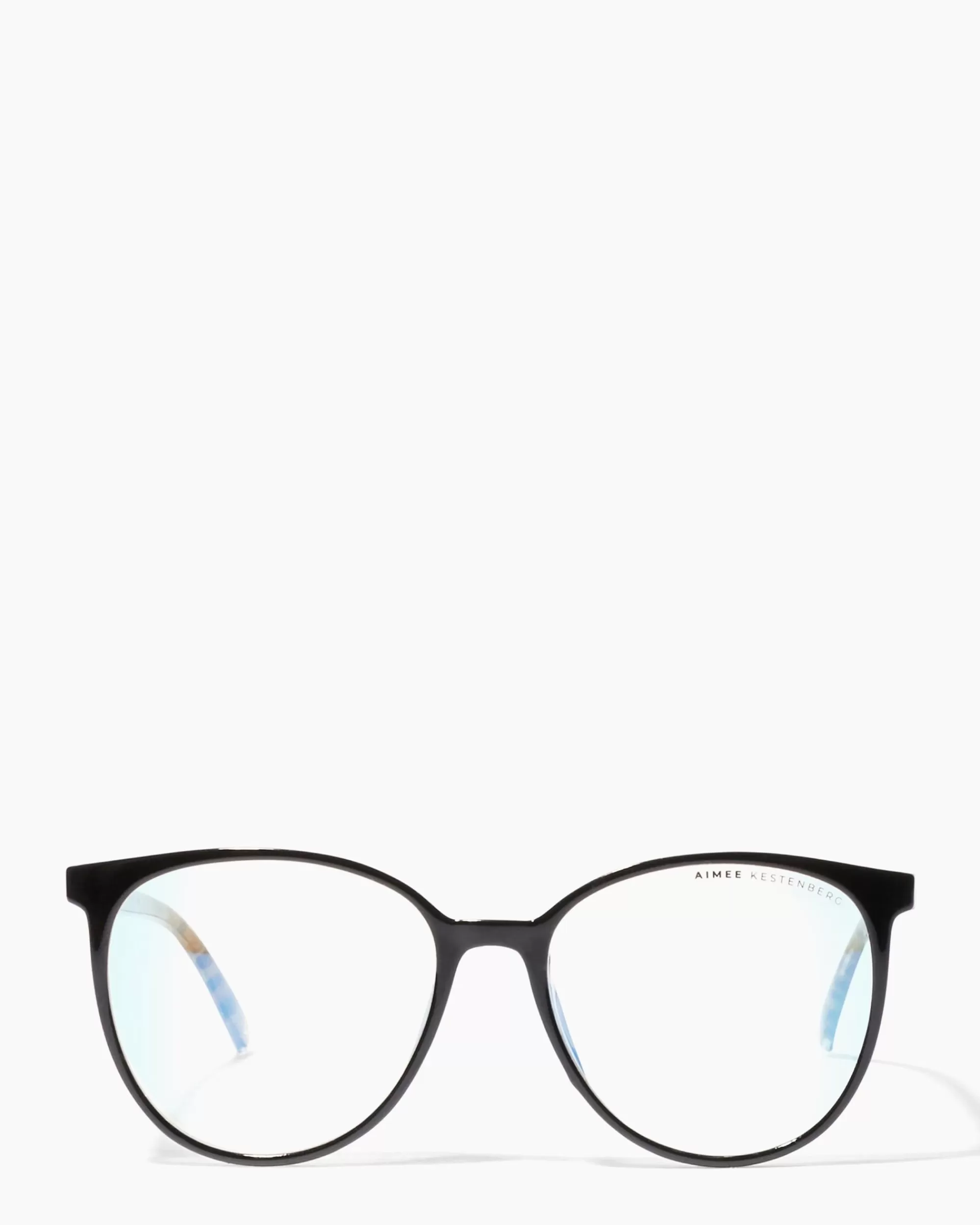 Aimee Kestenberg Eyewear-Mercer-Blue Light Black With Leopard