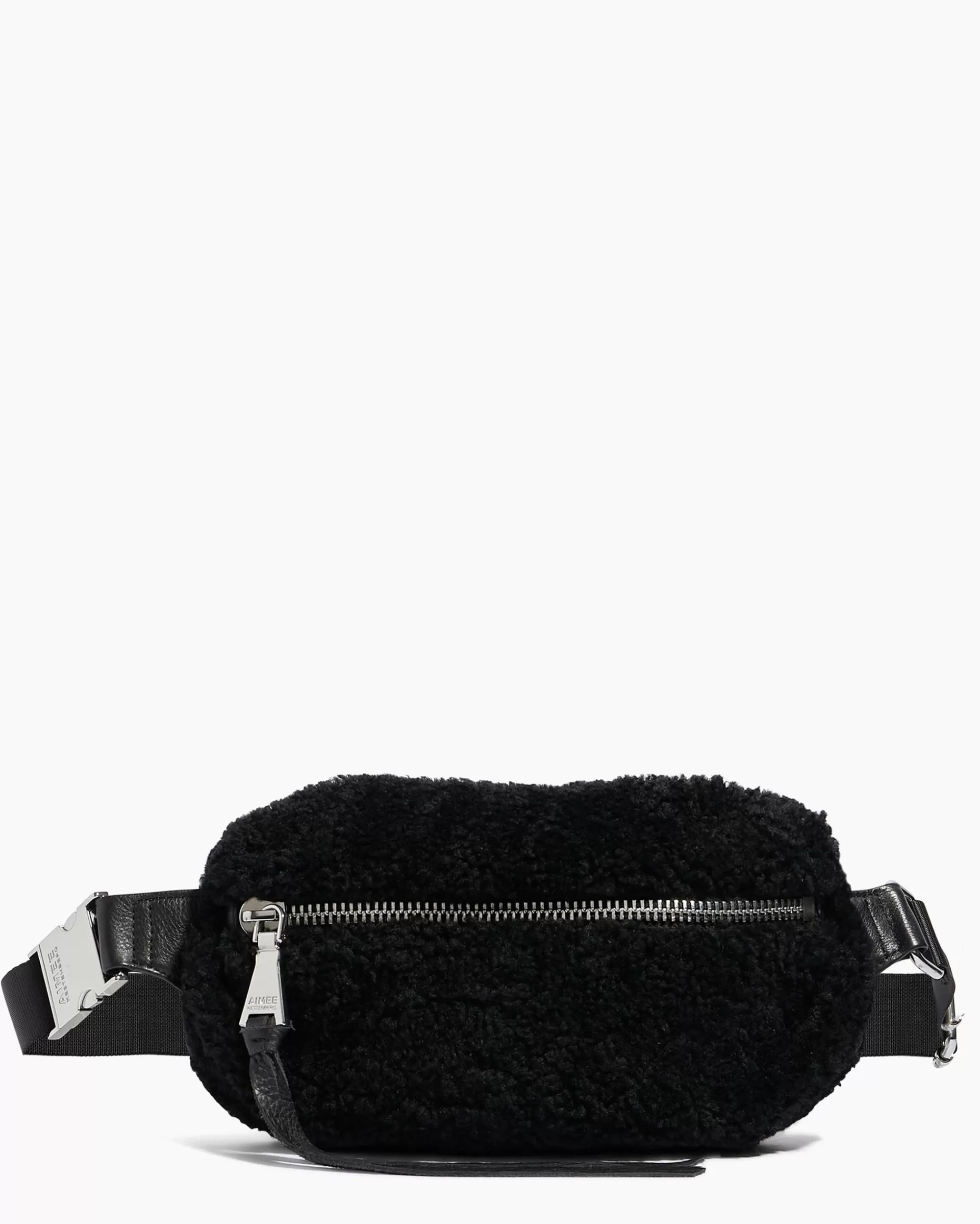 Aimee Kestenberg Bum Bags & Belt Bags-Milan Bum Bag Black Shearling