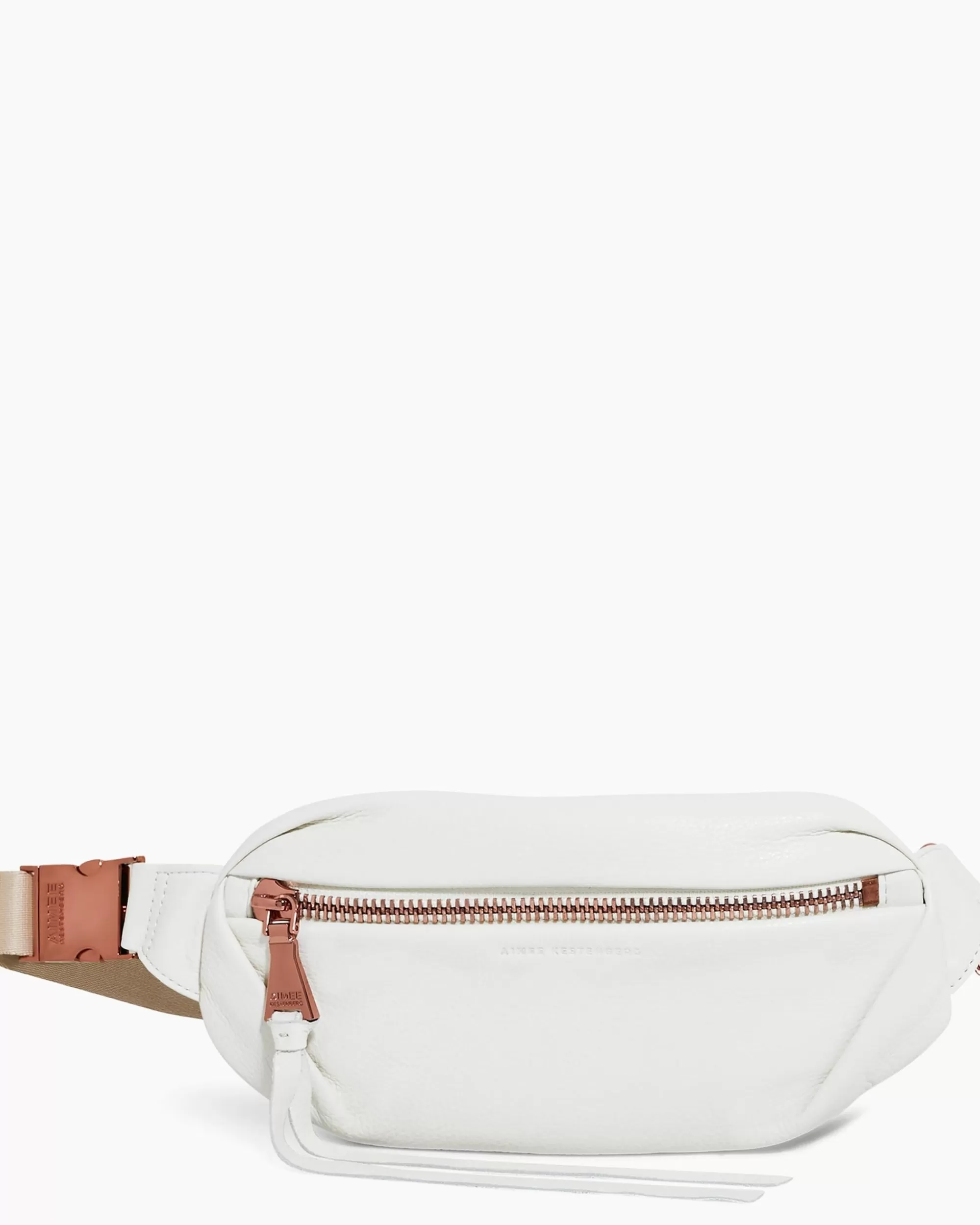 Aimee Kestenberg Bum Bags & Belt Bags-Milan Bum Bag Vanilla Ice With Chocolate Rose Gold