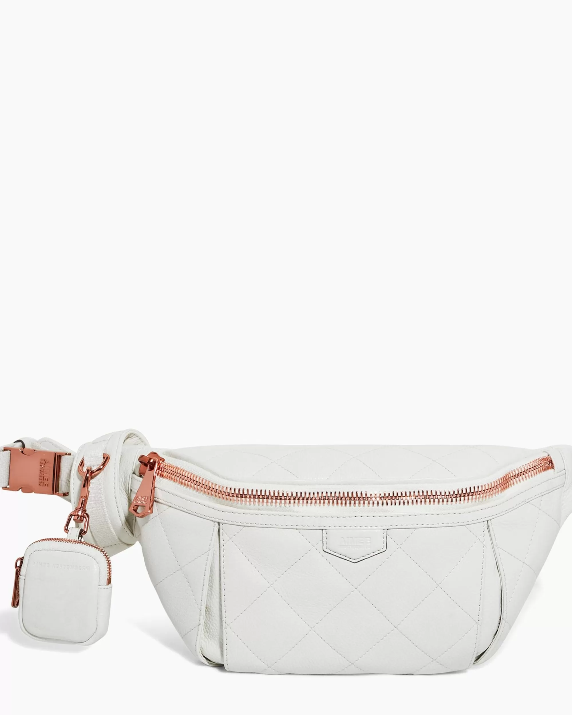 Aimee Kestenberg Crossbody Bags-Outta Here Large Sling Vanilla Ice With Chocolate Rose Gold