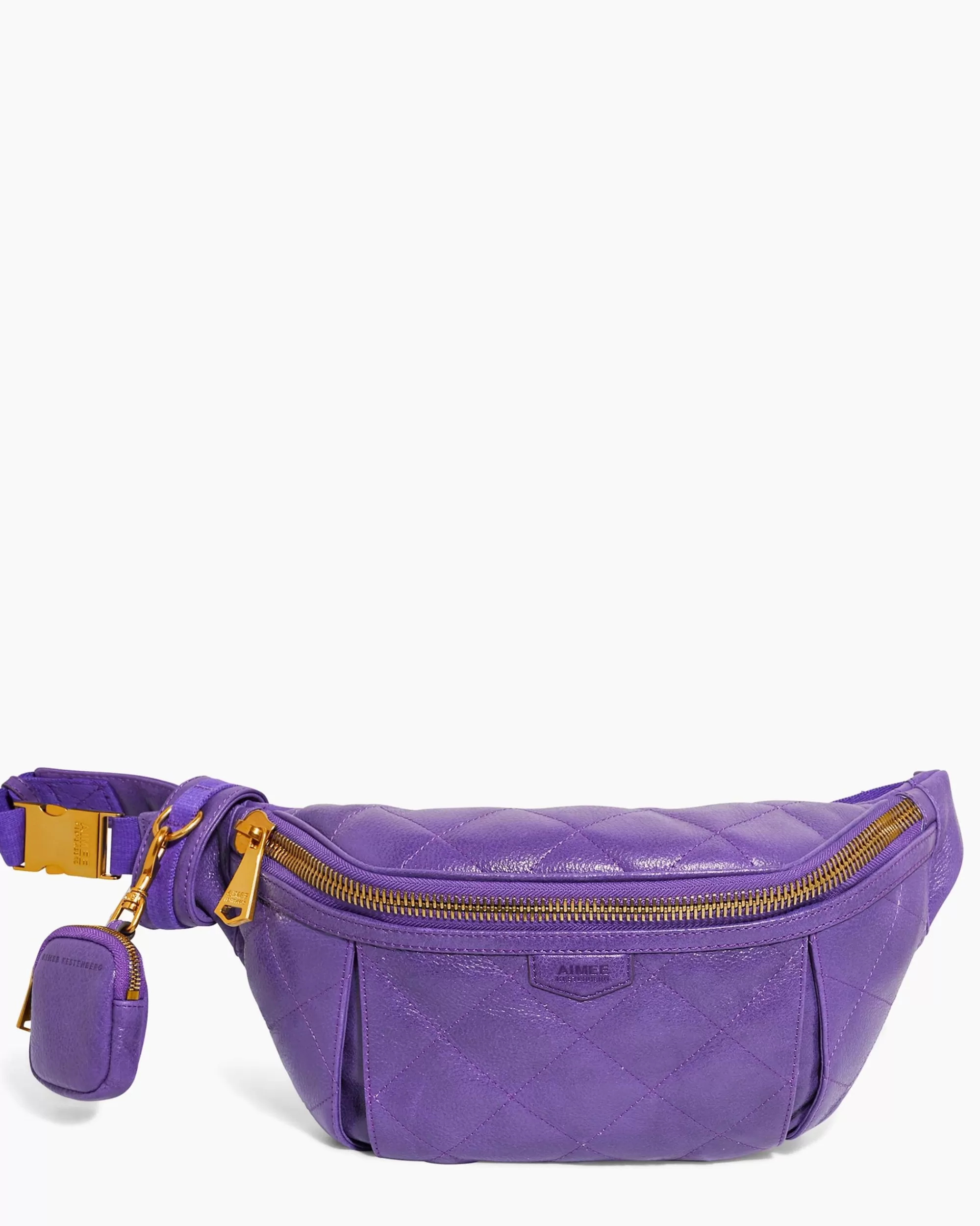 Aimee Kestenberg Crossbody Bags-Outta Here Large Sling Violet With 14K Yellow Gold