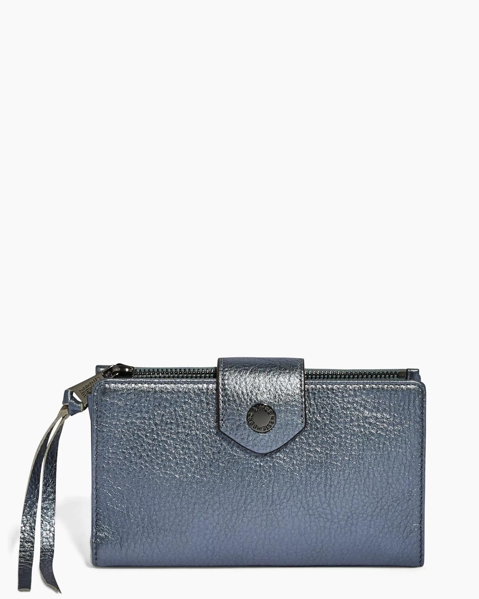 Aimee Kestenberg Clutches-Saba Tech Wallet Powder Blue Metallic