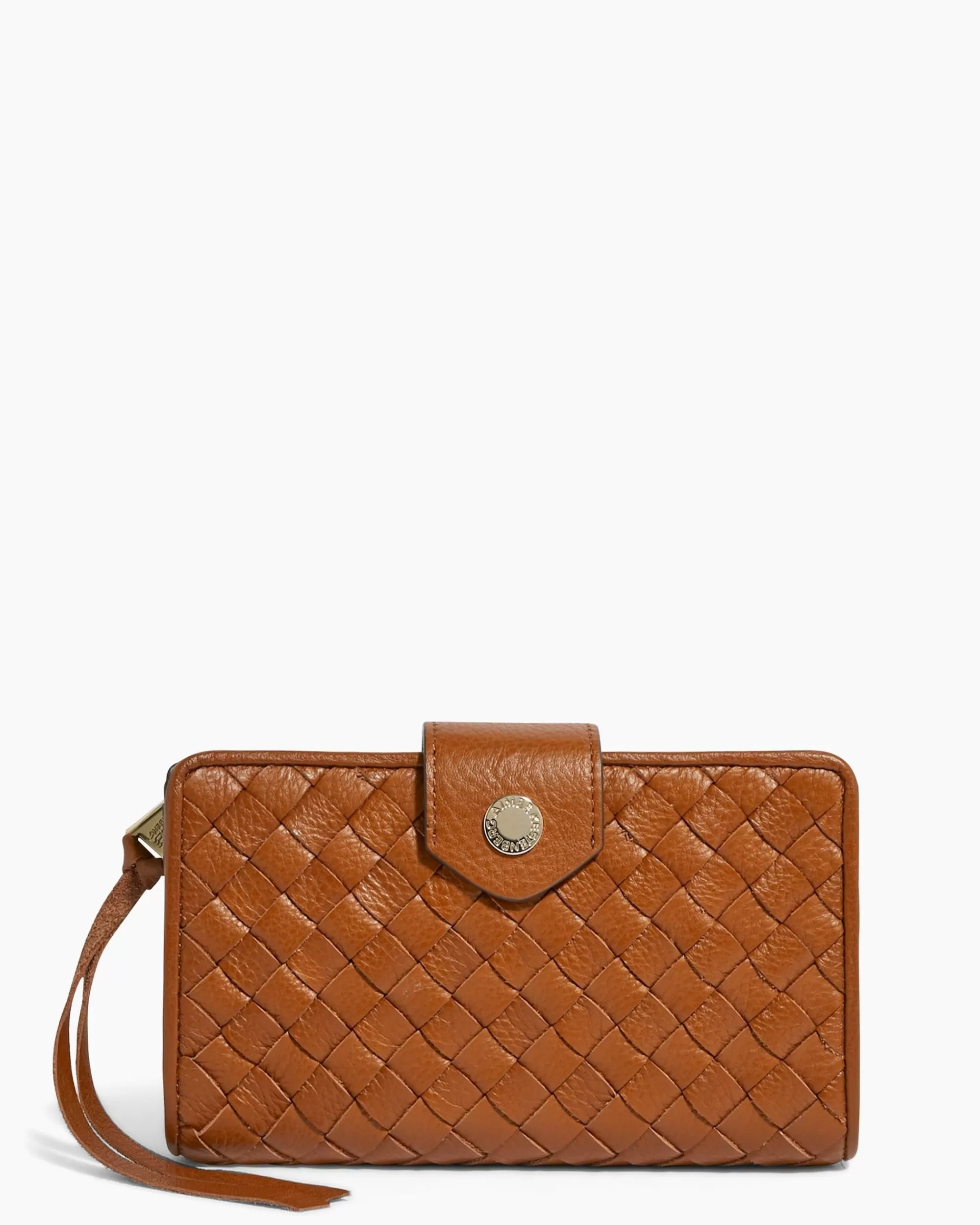 Aimee Kestenberg Clutches-Saba Tech Wallet Cinnamon Woven