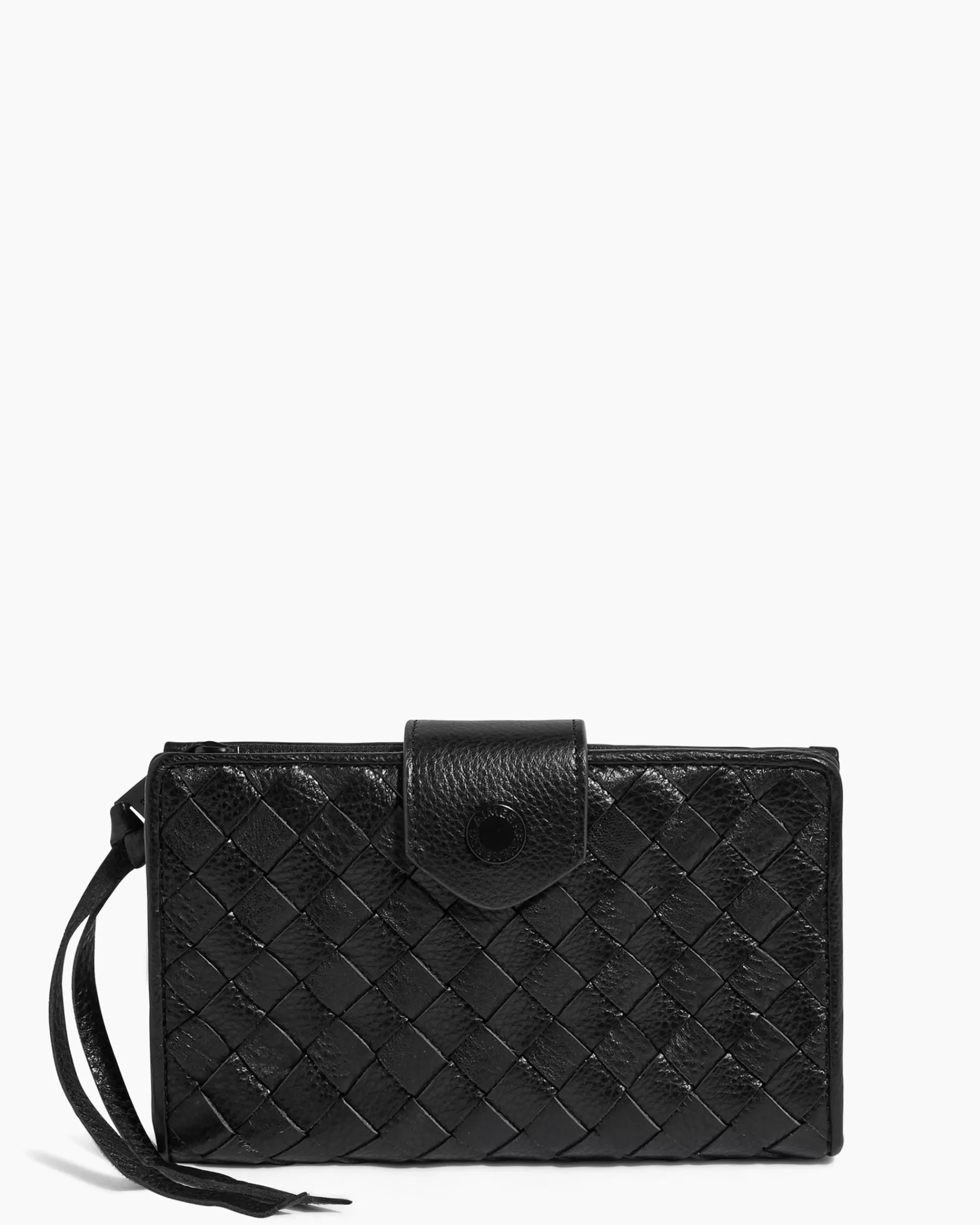 Aimee Kestenberg Clutches-Saba Tech Wallet Black Woven