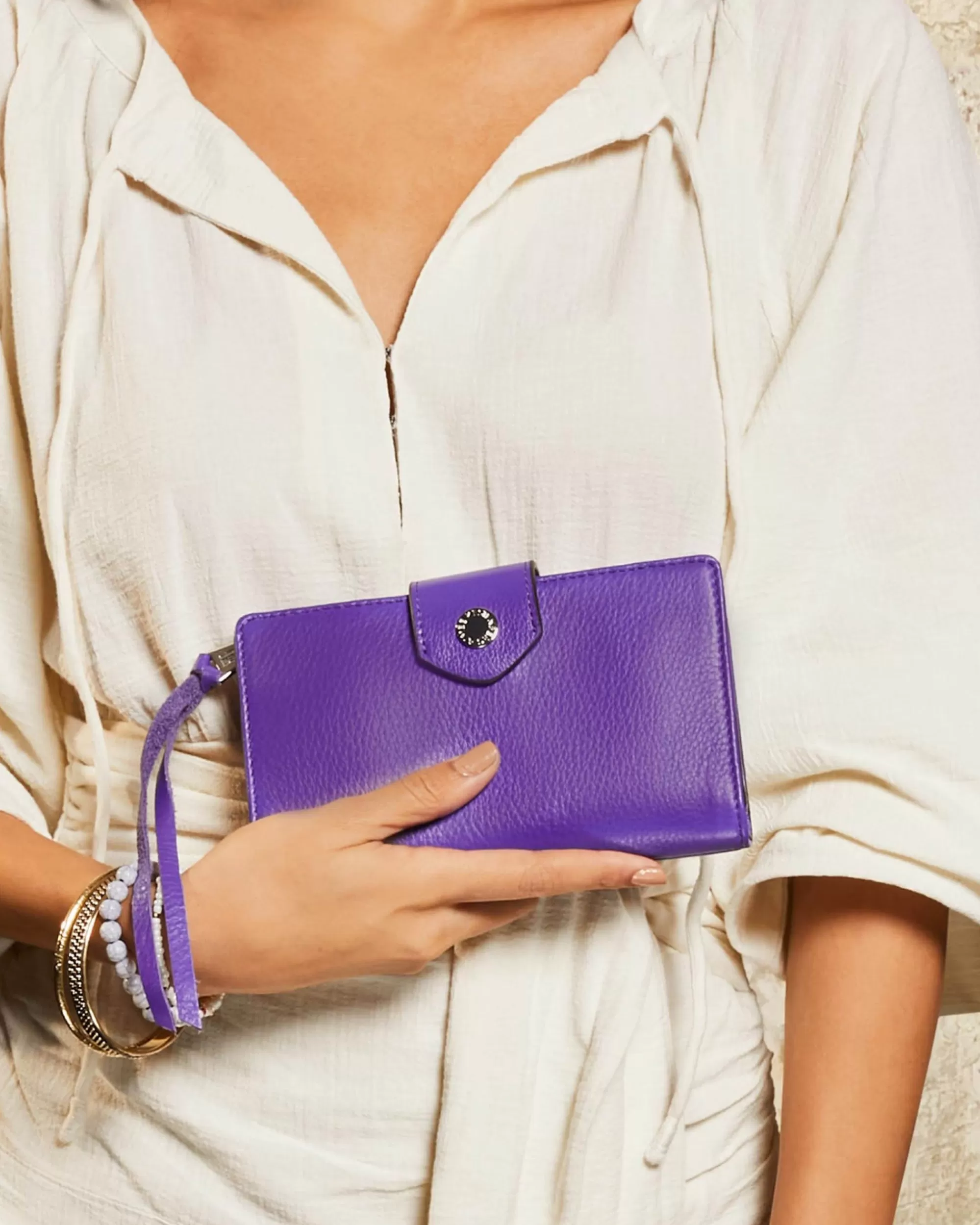 Aimee Kestenberg Clutches-Saba Tech Wallet Purple Haze