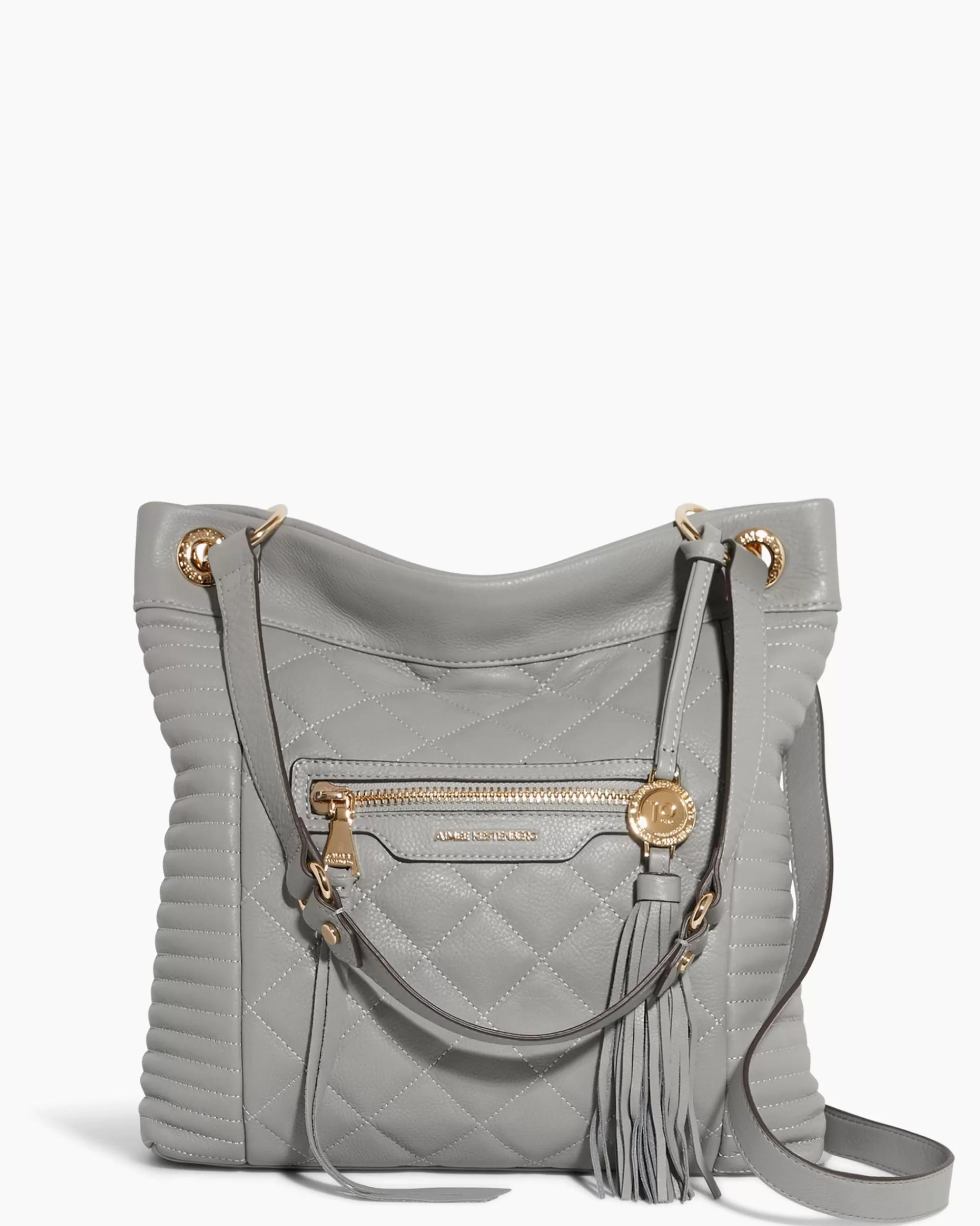 Aimee Kestenberg Crossbody Bags-Serena Convertible Crossbody Cool Grey