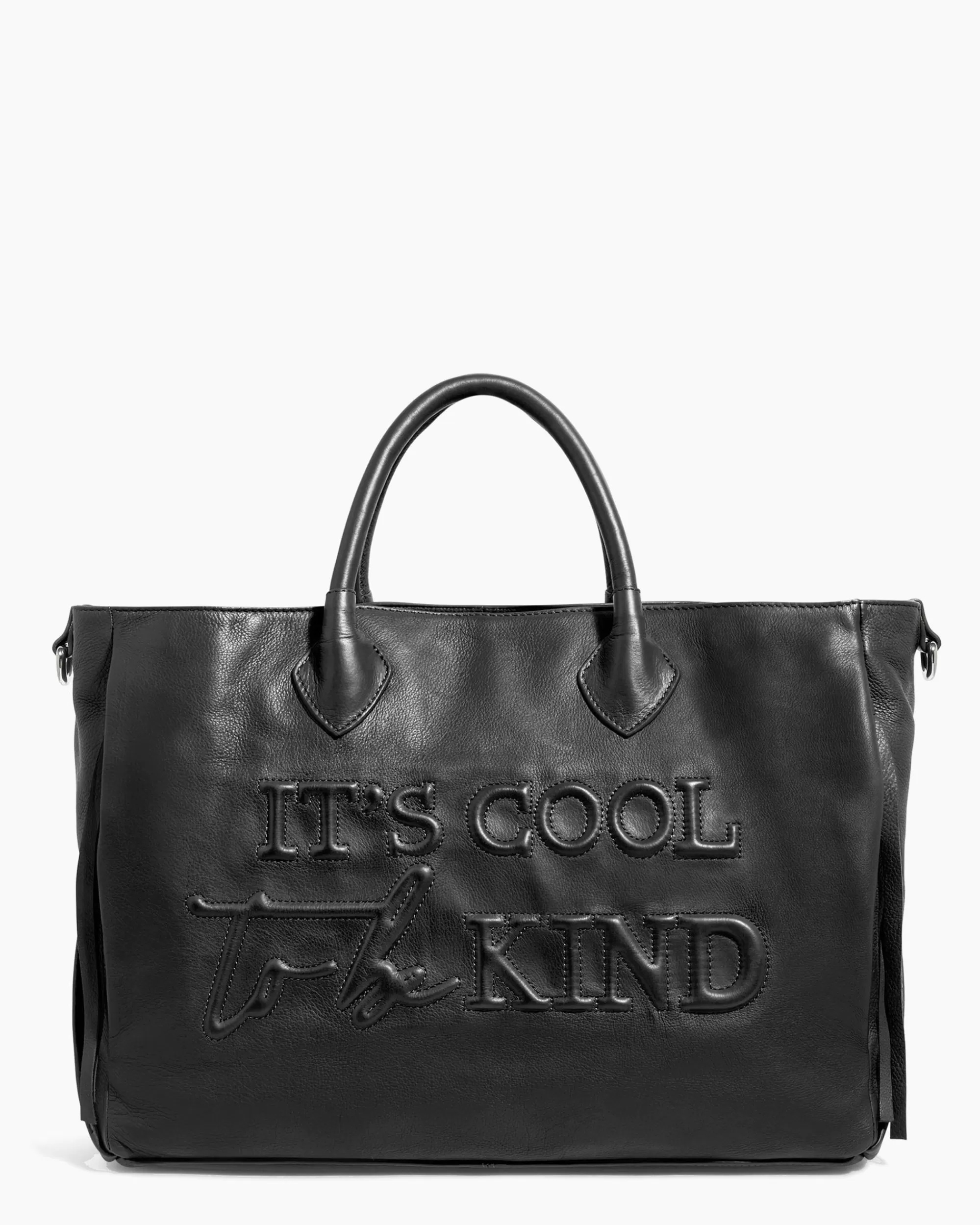 Aimee Kestenberg Tote Bags-Speak Up Large Tote Black