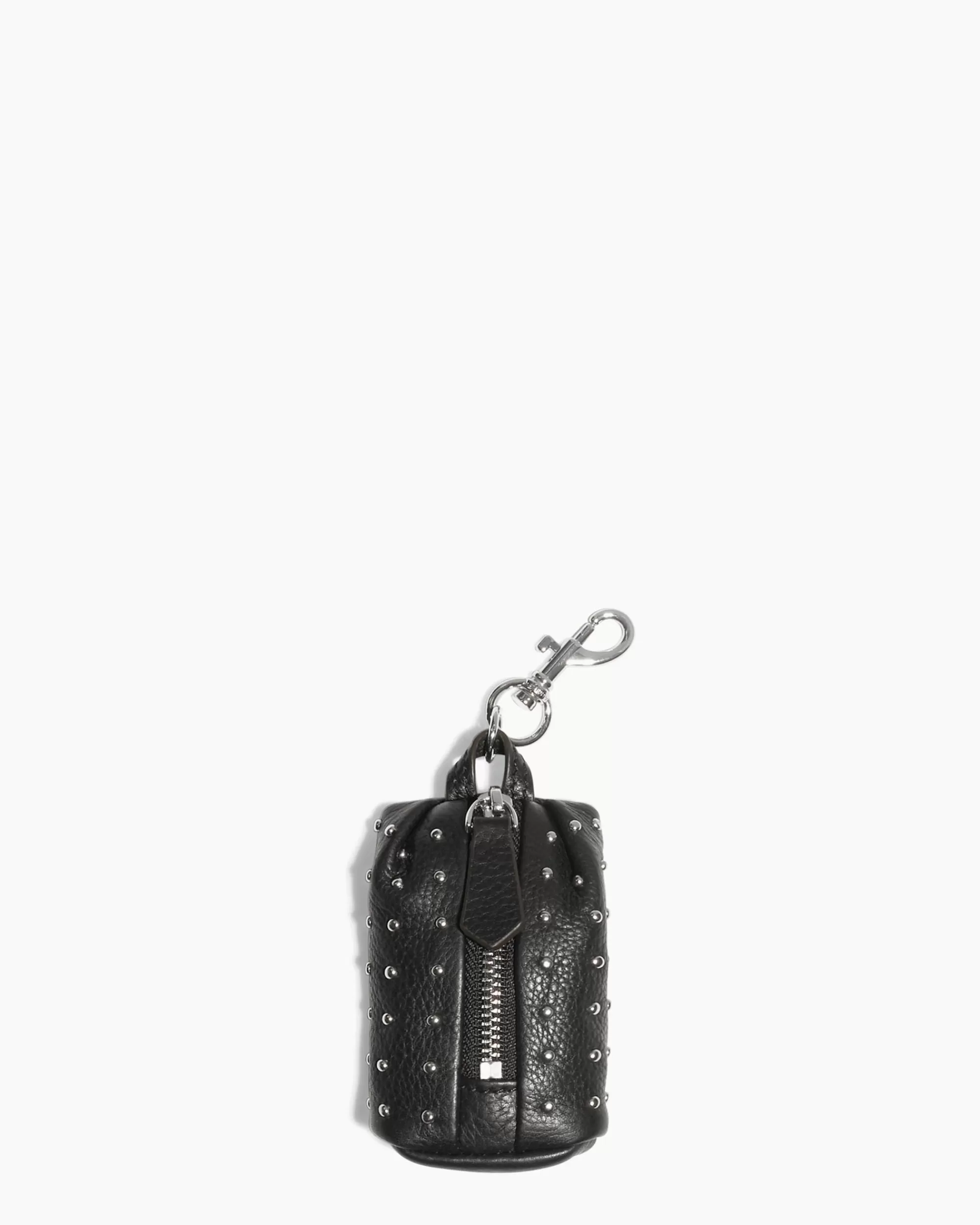 Aimee Kestenberg Key Chains-Tamitha Keyfob Black With Shiny Silver Studs