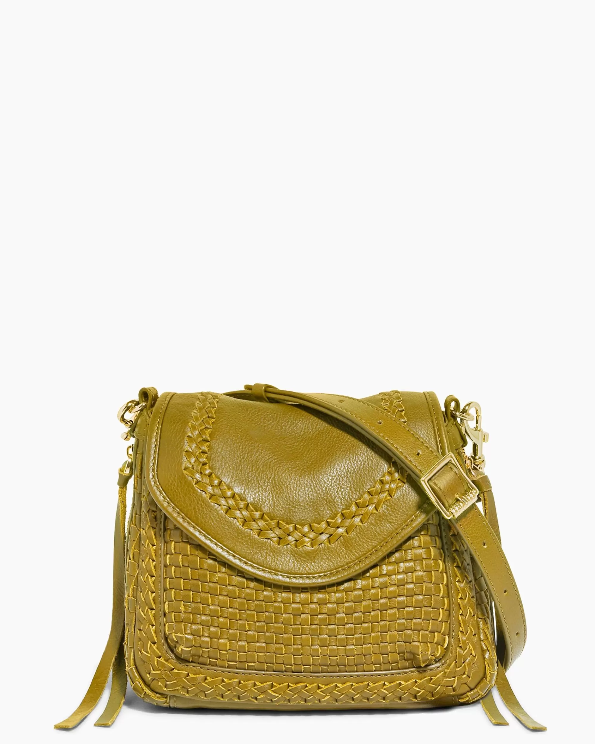 Aimee Kestenberg Crossbody Bags-Woven All For Love Mini Crossbody Cumin